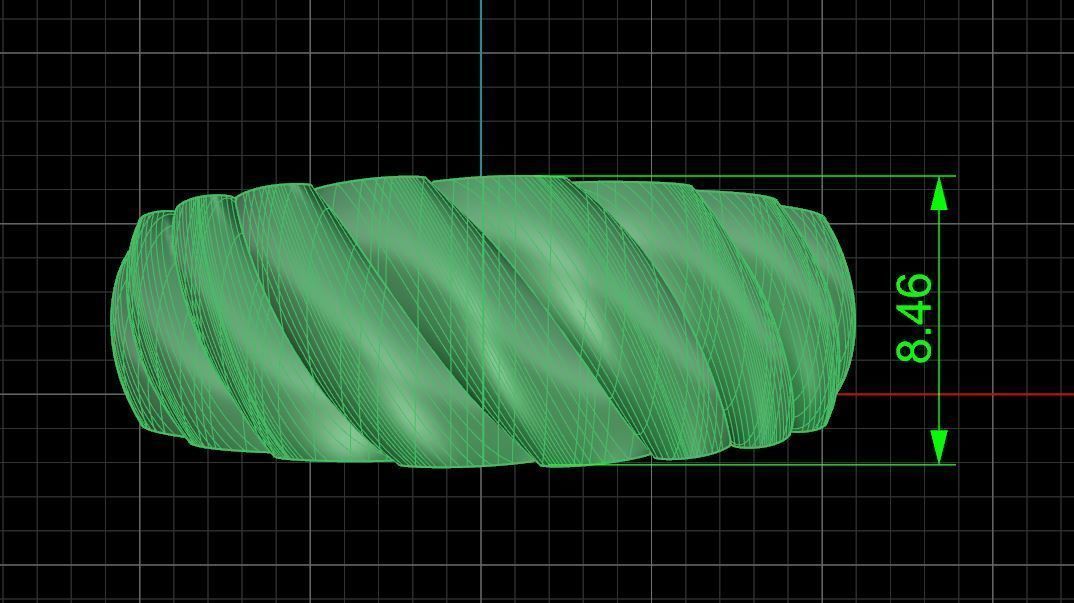 Tapered ring 3D print model_5