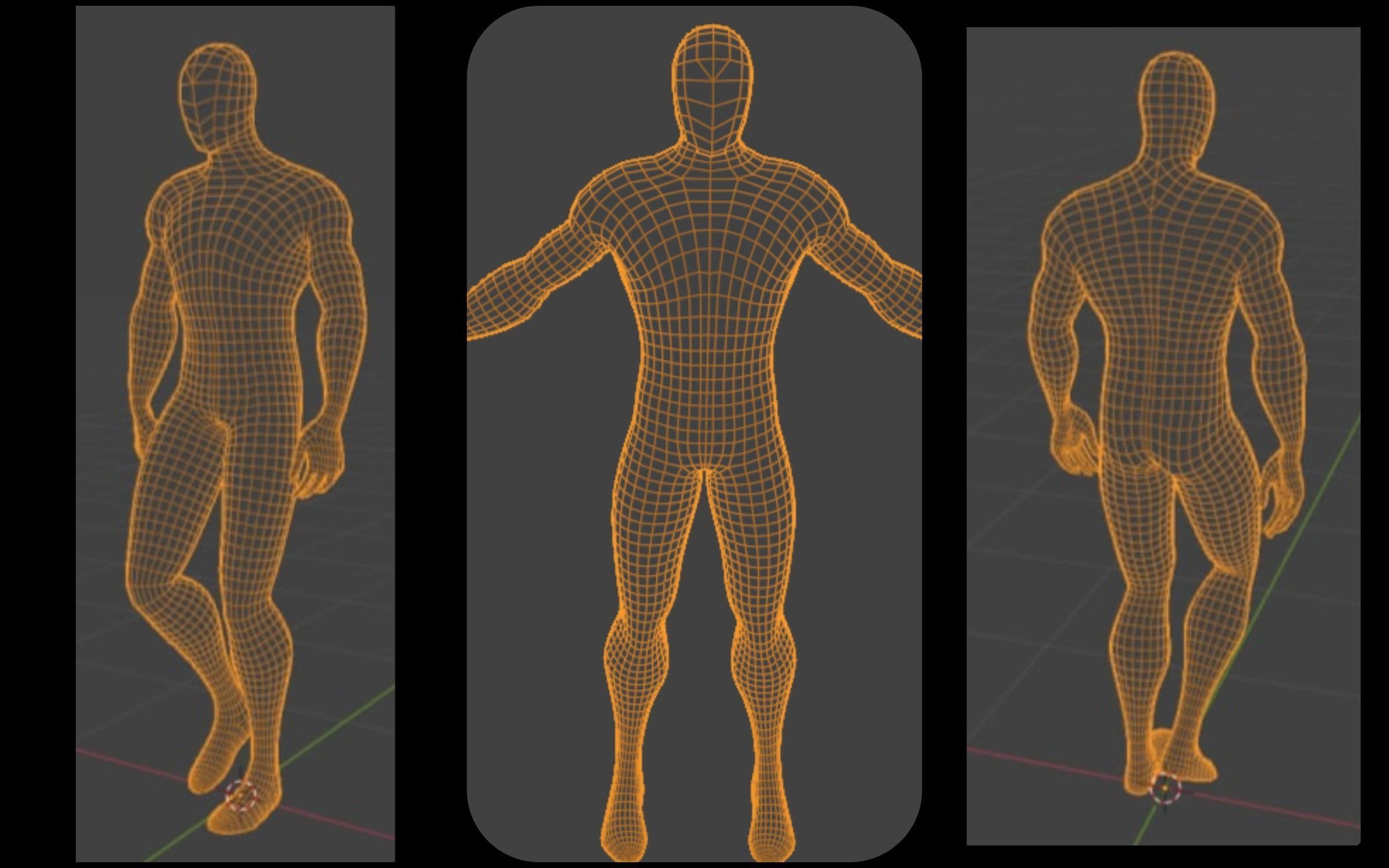 Space Deity -Game Ready Low-poly 3D model_6