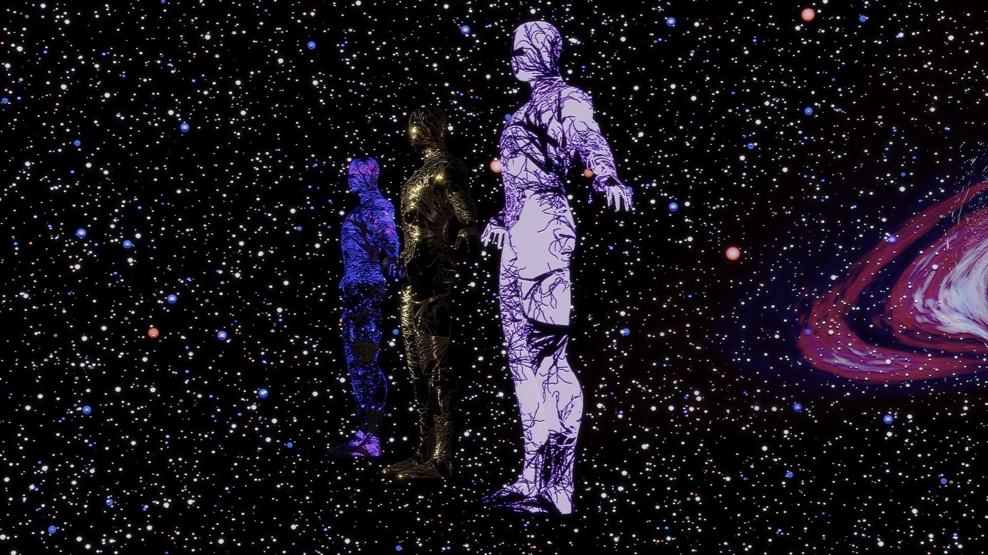 Space Deity -Game Ready Low-poly 3D model_5