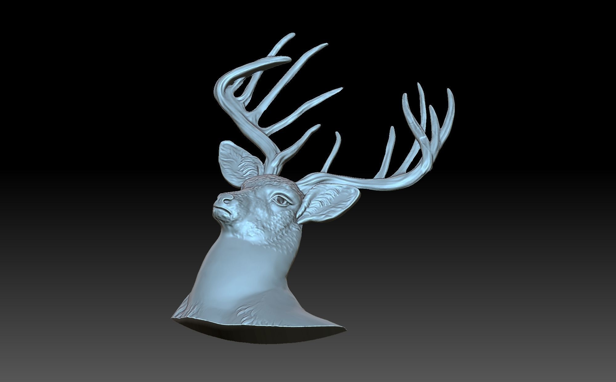 Deer head 3D model 3D printable | CGTrader