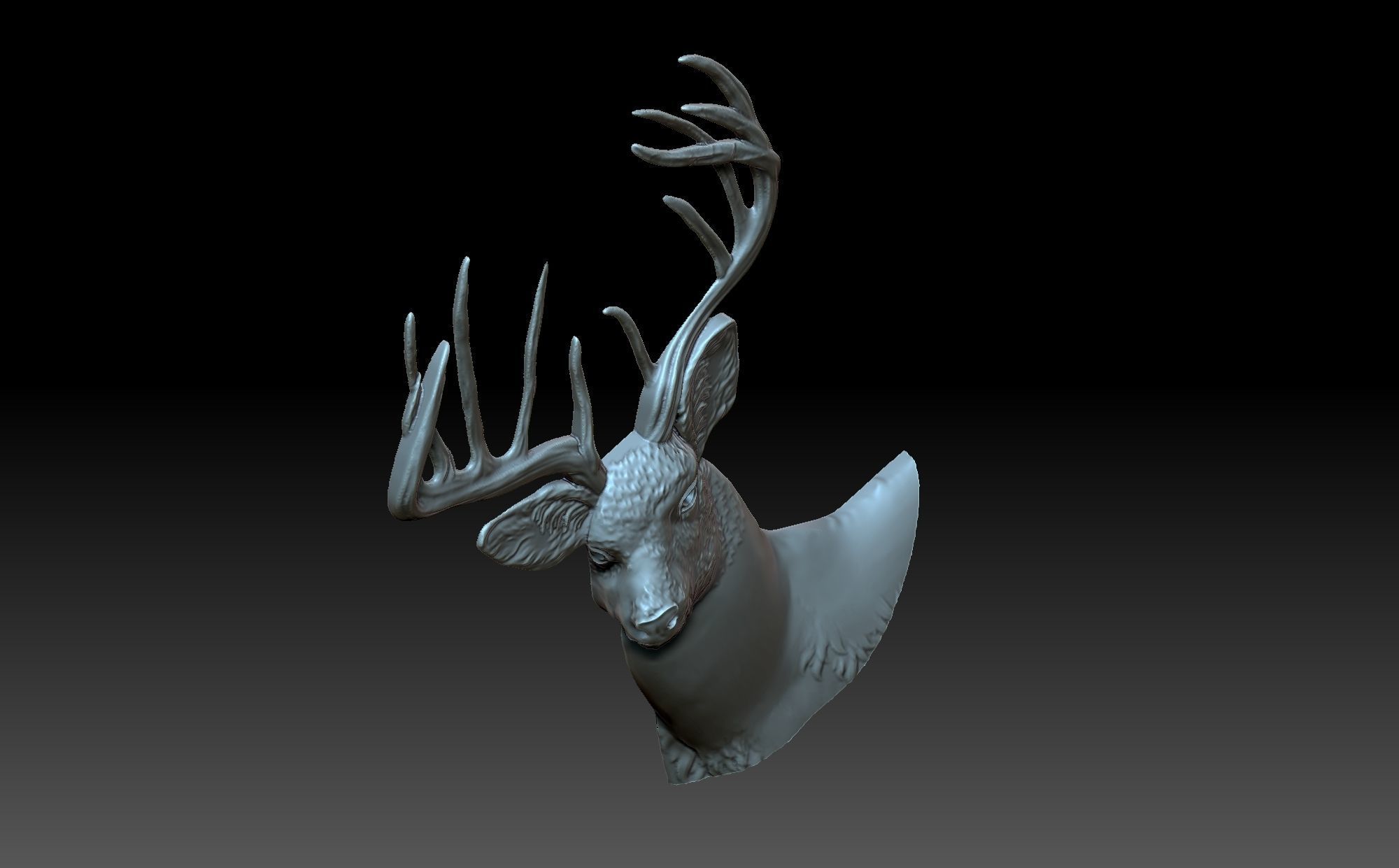 Deer head 3D model 3D printable | CGTrader