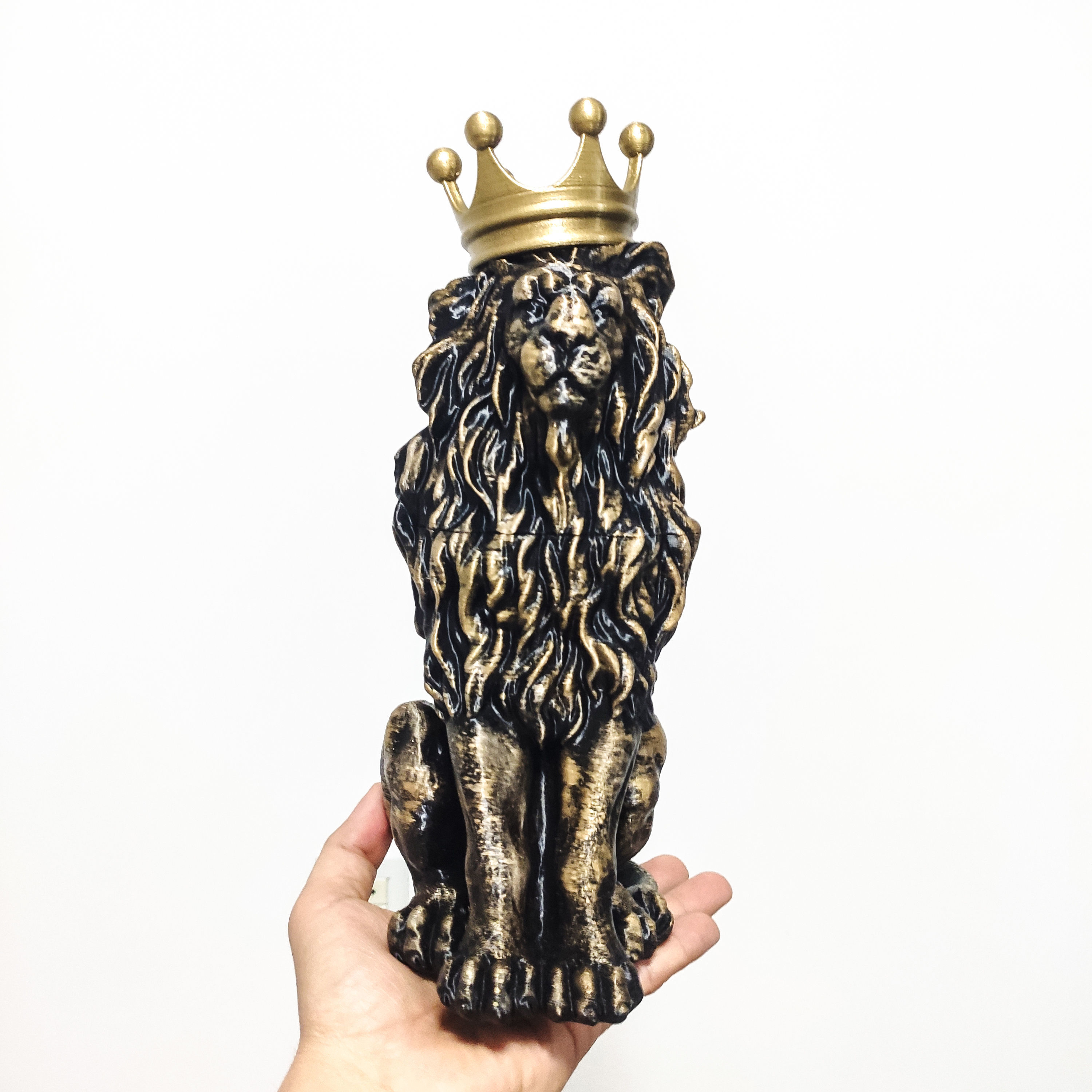 Lion the king of all animals decoration 3D print model_8