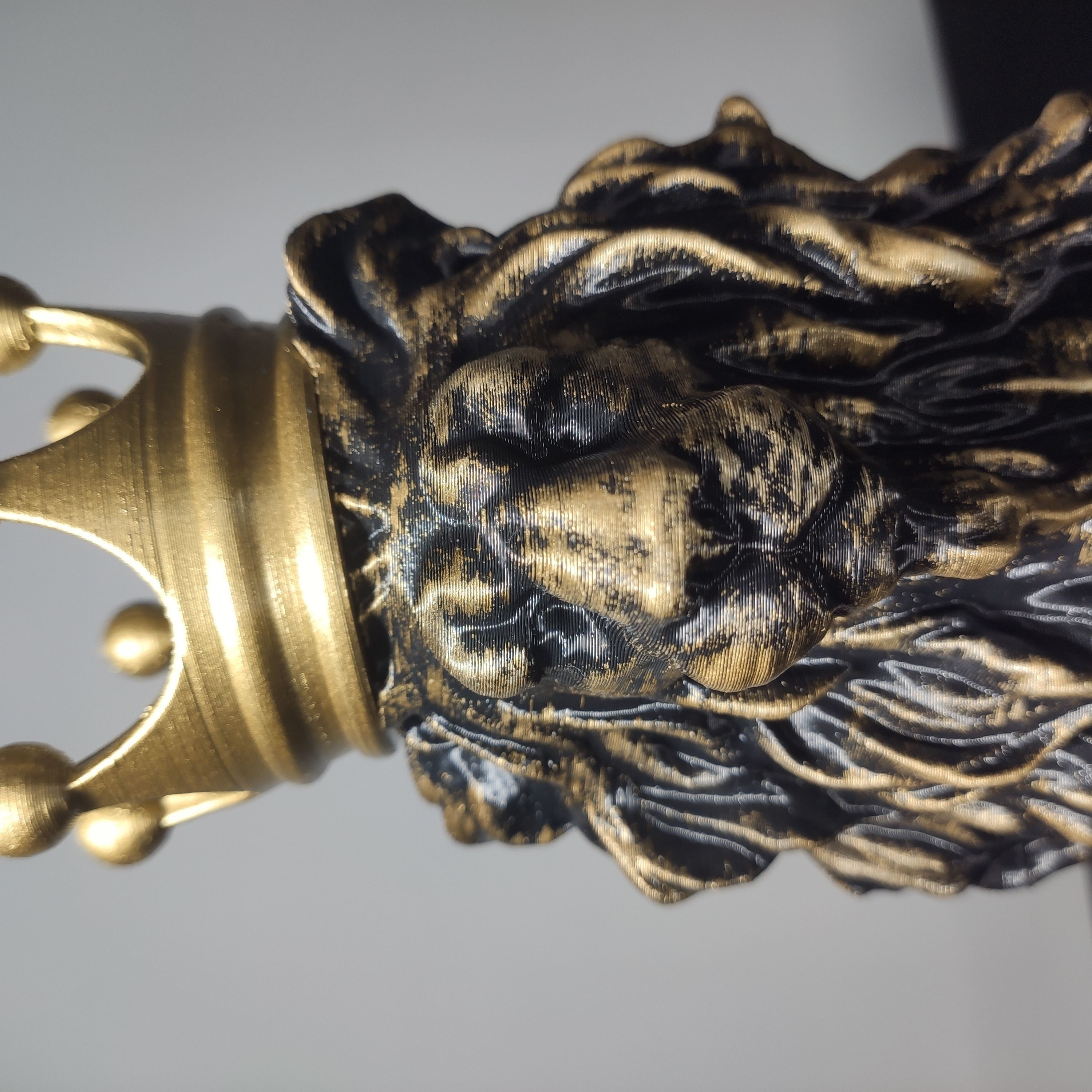 Lion the king of all animals decoration 3D print model_14