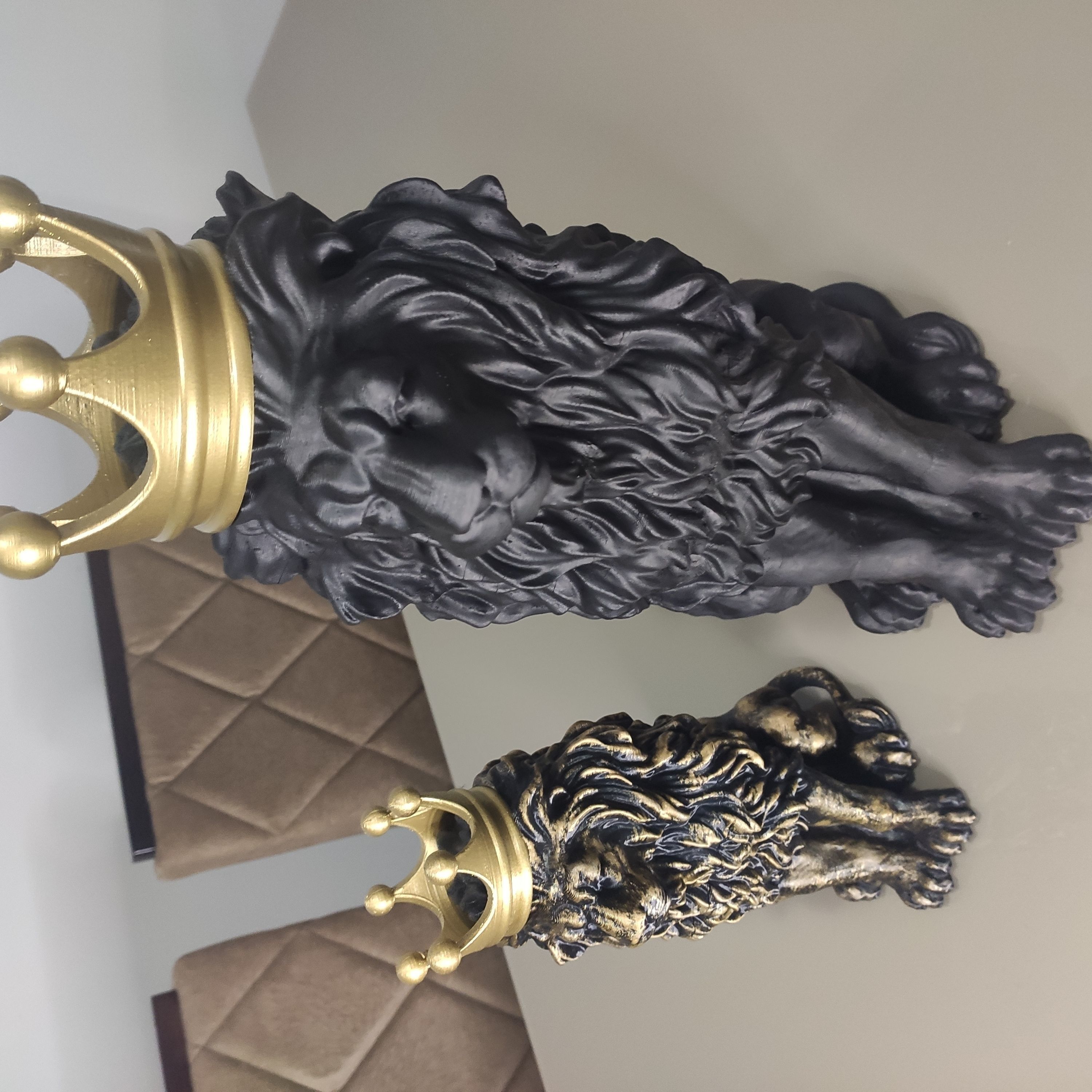 Lion the king of all animals decoration 3D print model_5