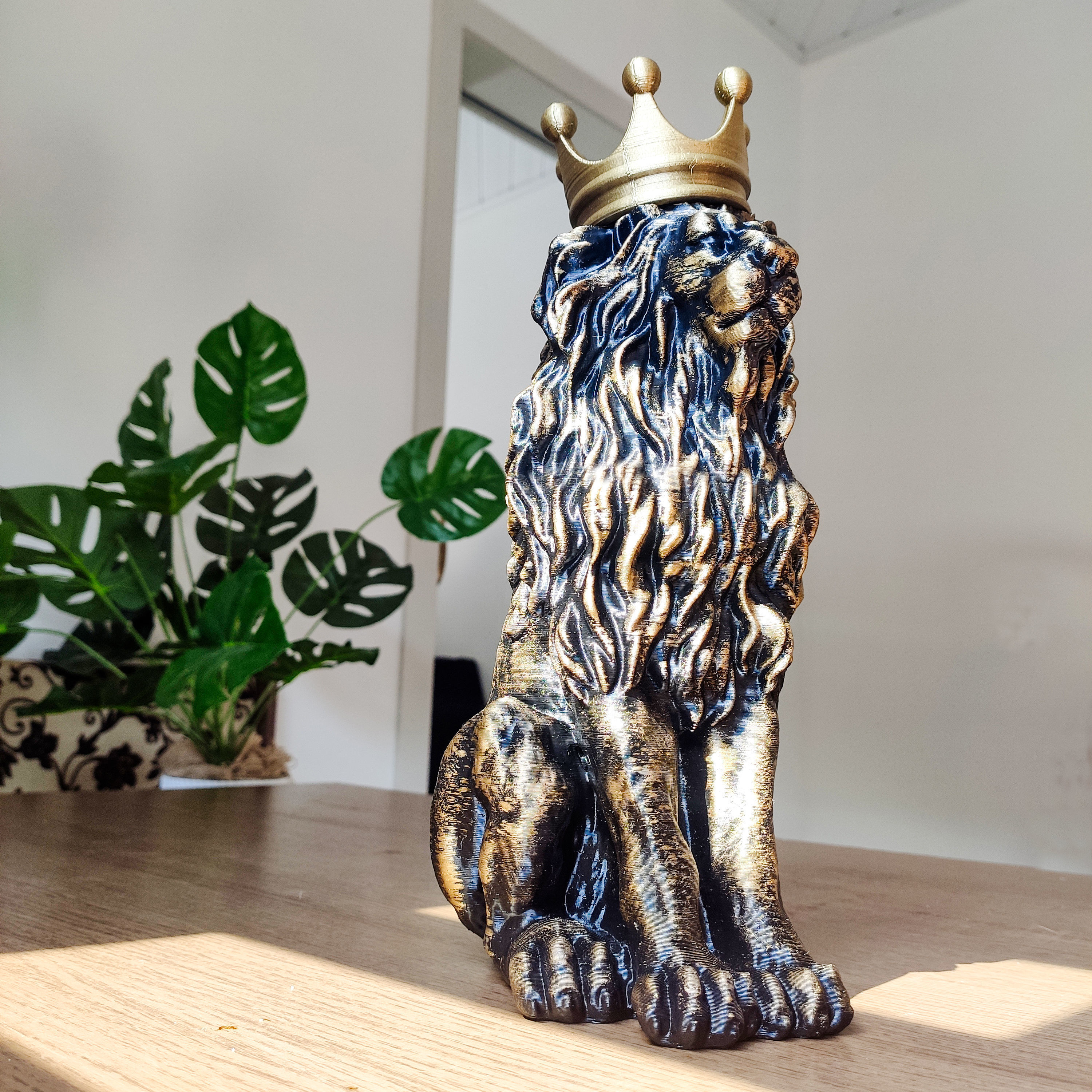Lion the king of all animals decoration 3D print model_13