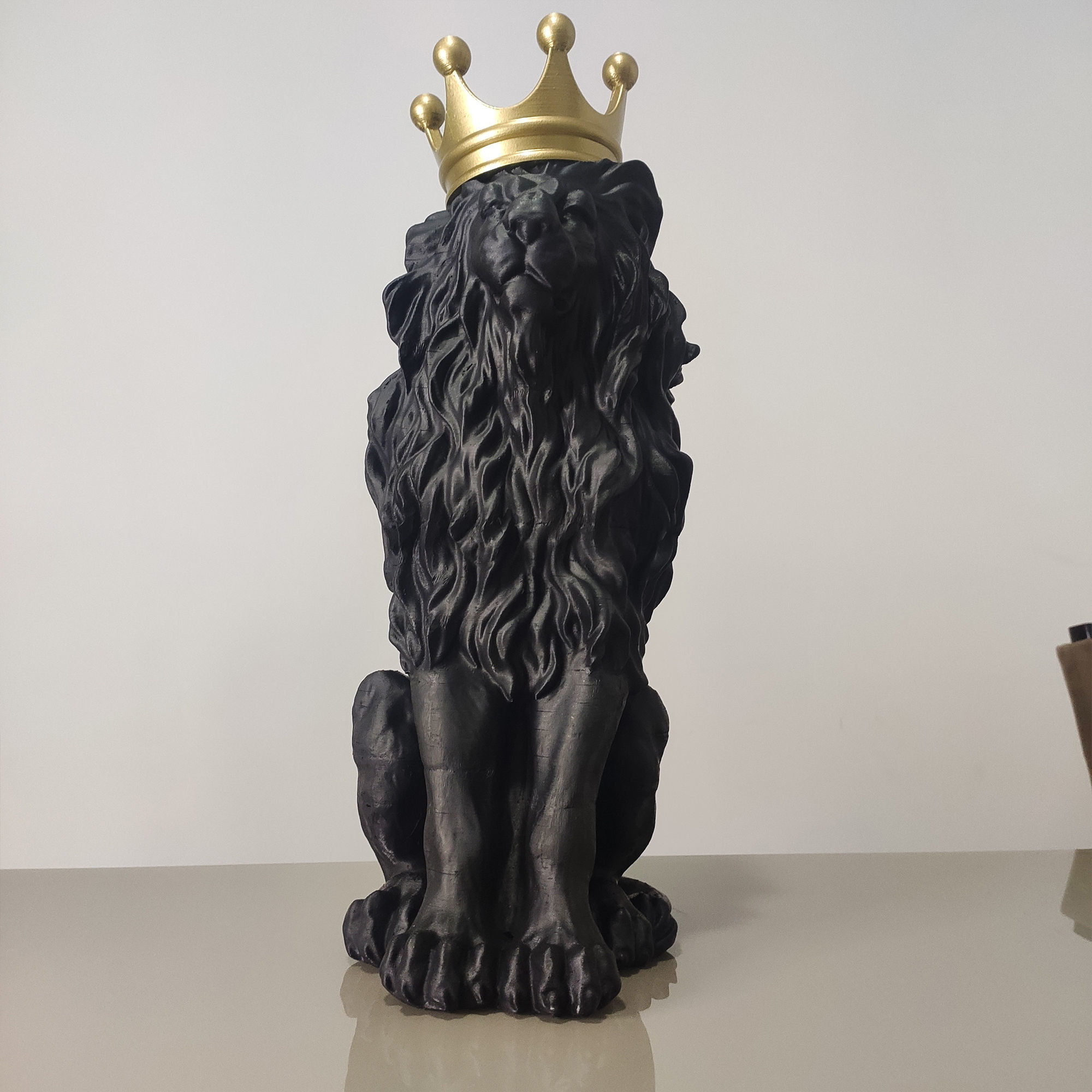 Lion the king of all animals decoration 3D print model_17