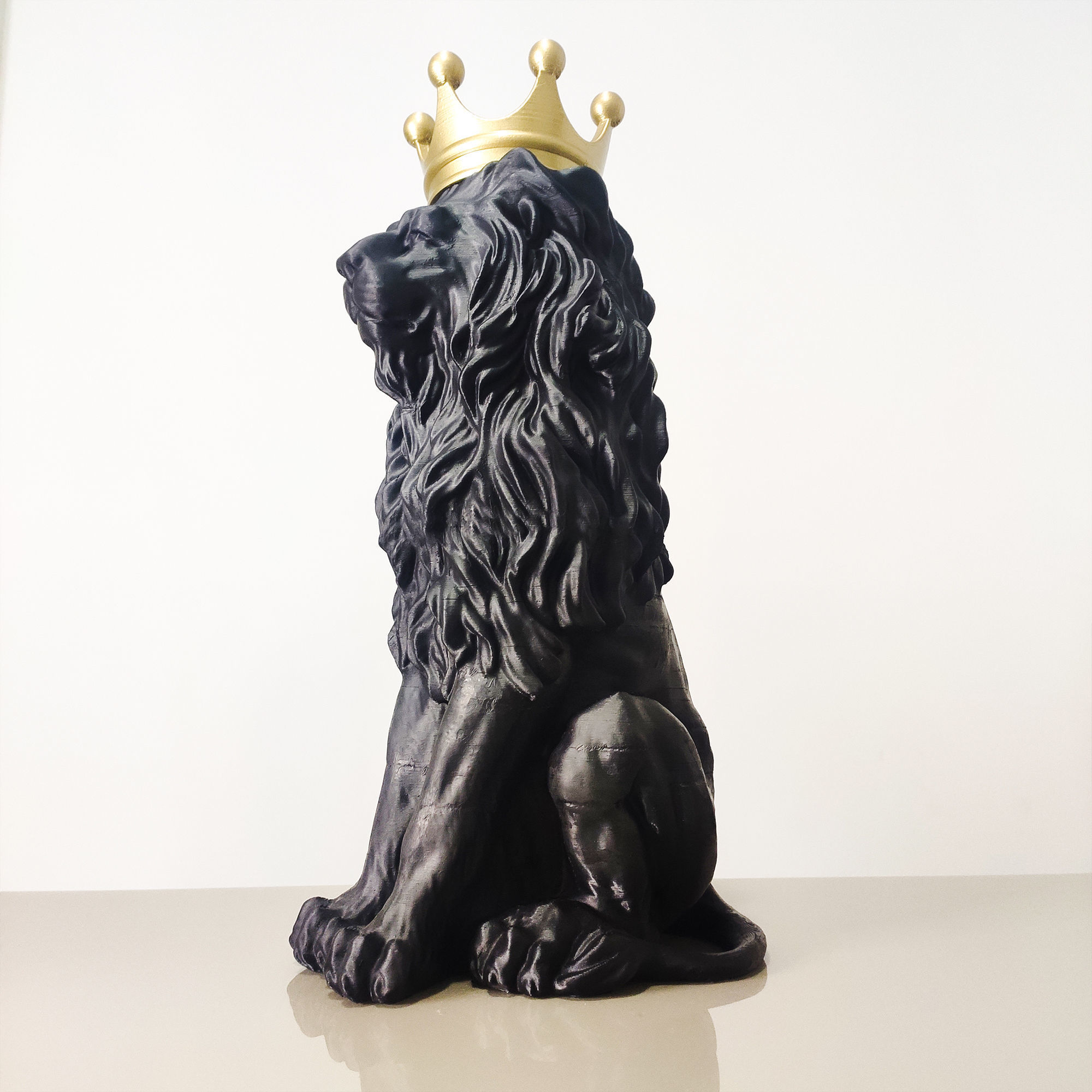 Lion the king of all animals decoration 3D print model_18