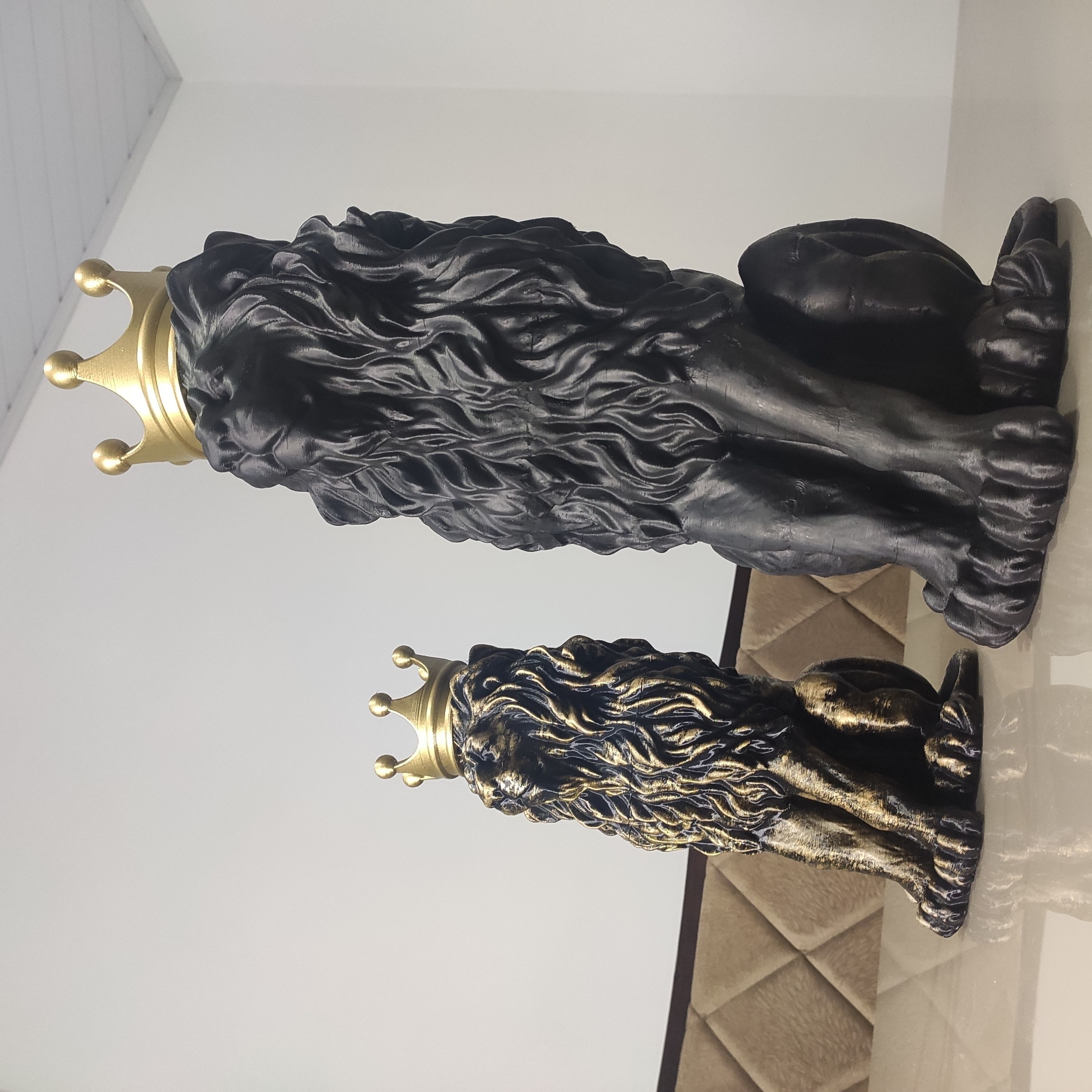 Lion the king of all animals decoration 3D print model_15