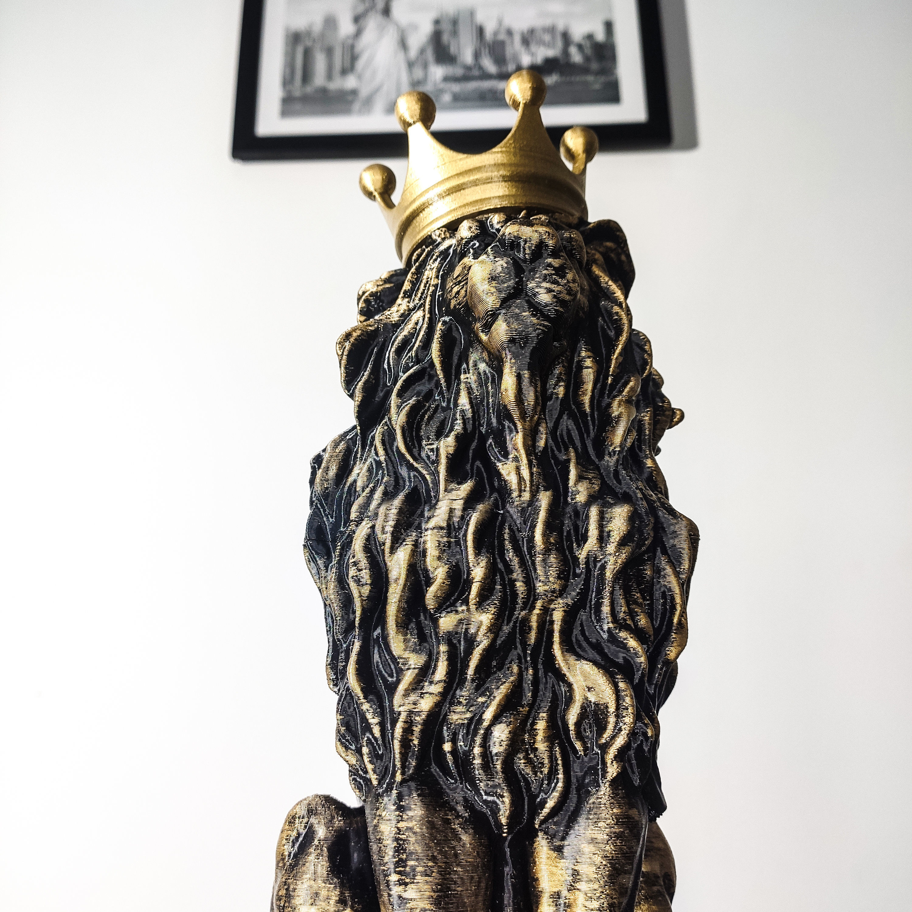 Lion the king of all animals decoration 3D print model_9