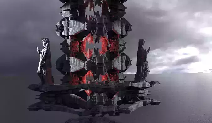 Dark Lord Ocean Towers 3D model