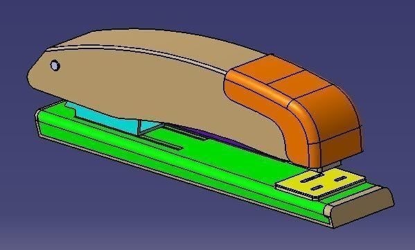 Stapler 3D model