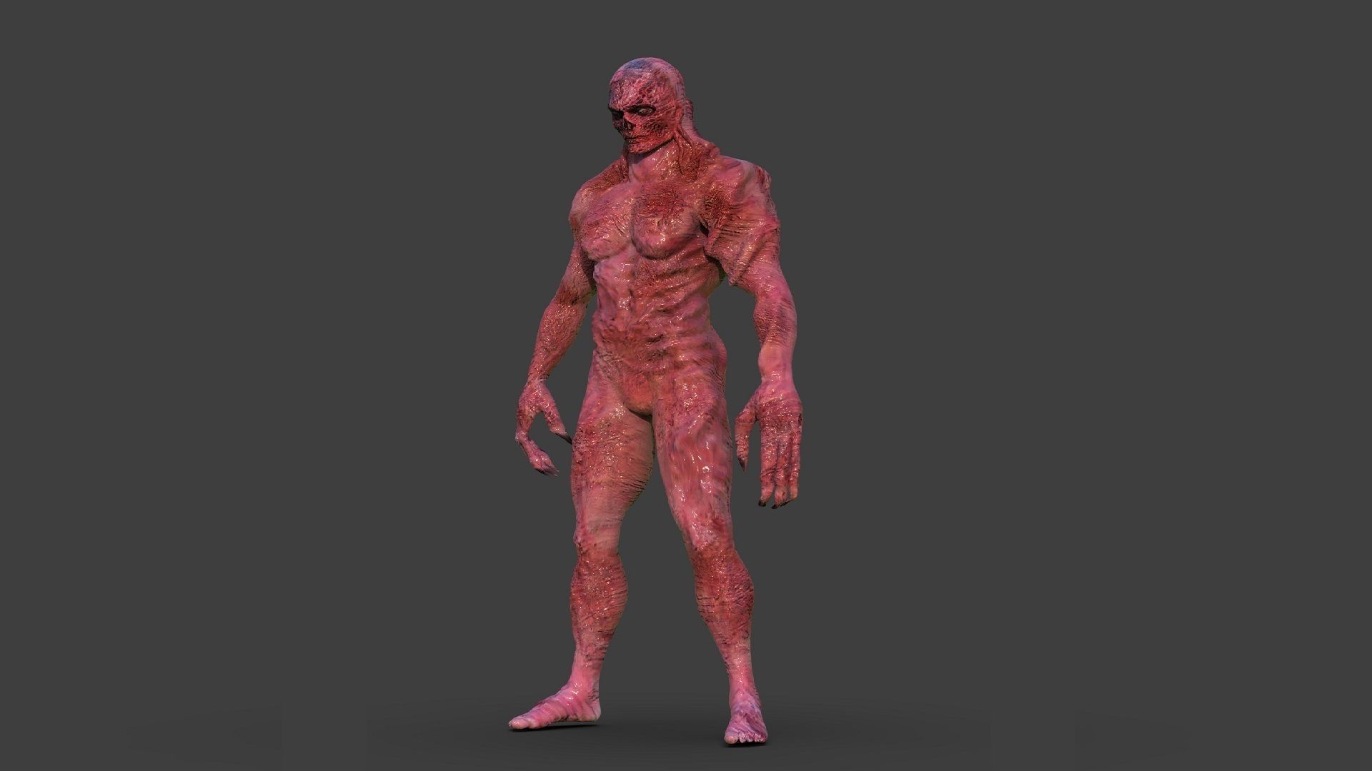 Vecna zombie Low-poly 3D model_4
