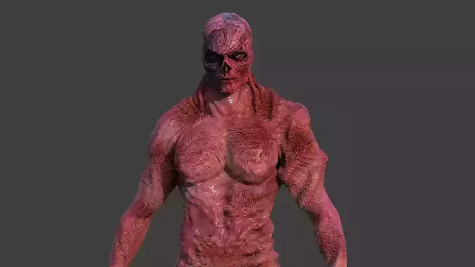 Vecna zombie Low-poly 3D model