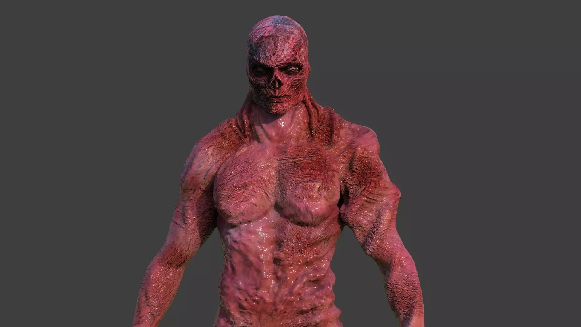 Vecna zombie Low-poly 3D model_0