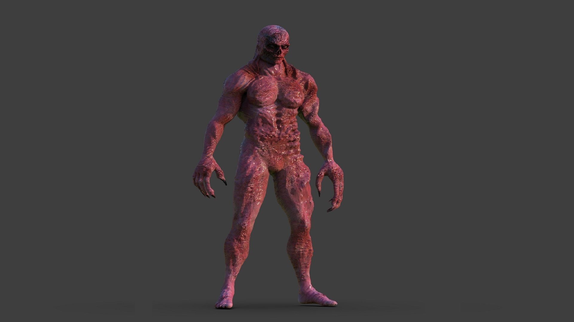 Vecna zombie Low-poly 3D model_5