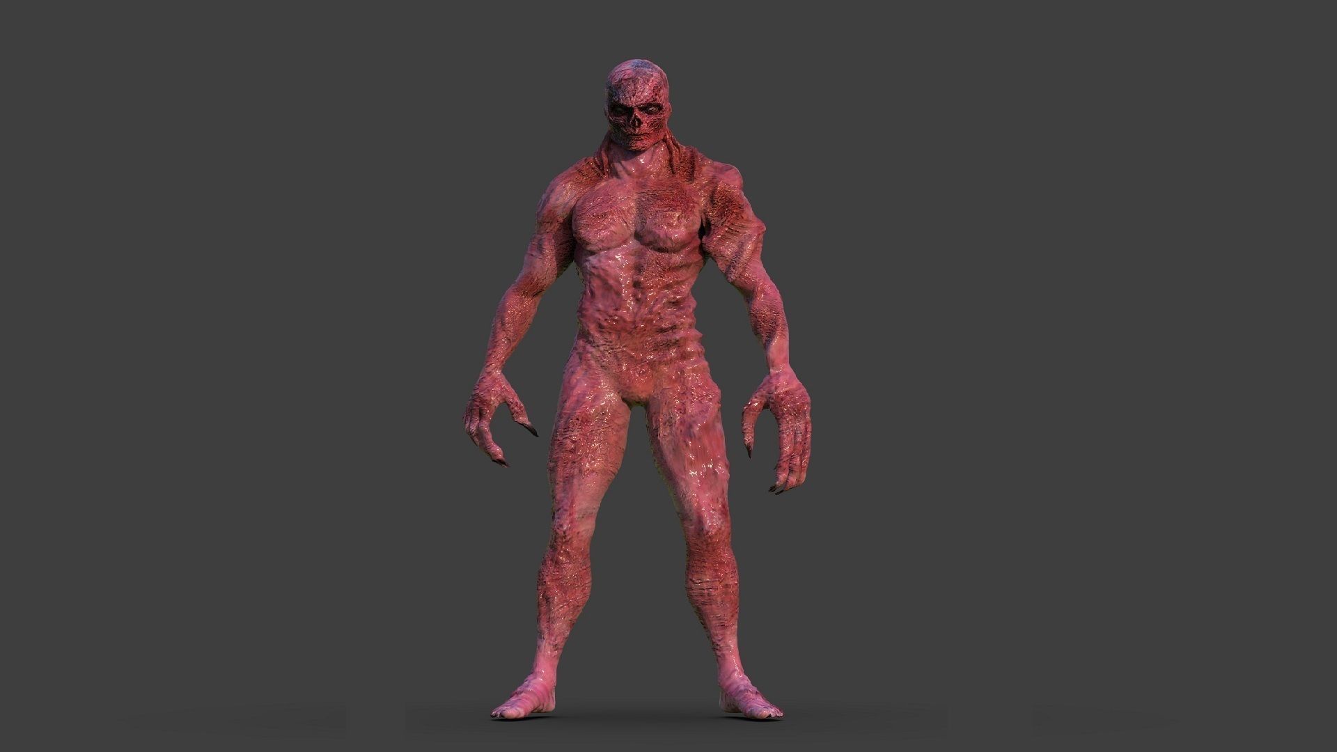 Vecna zombie Low-poly 3D model_3