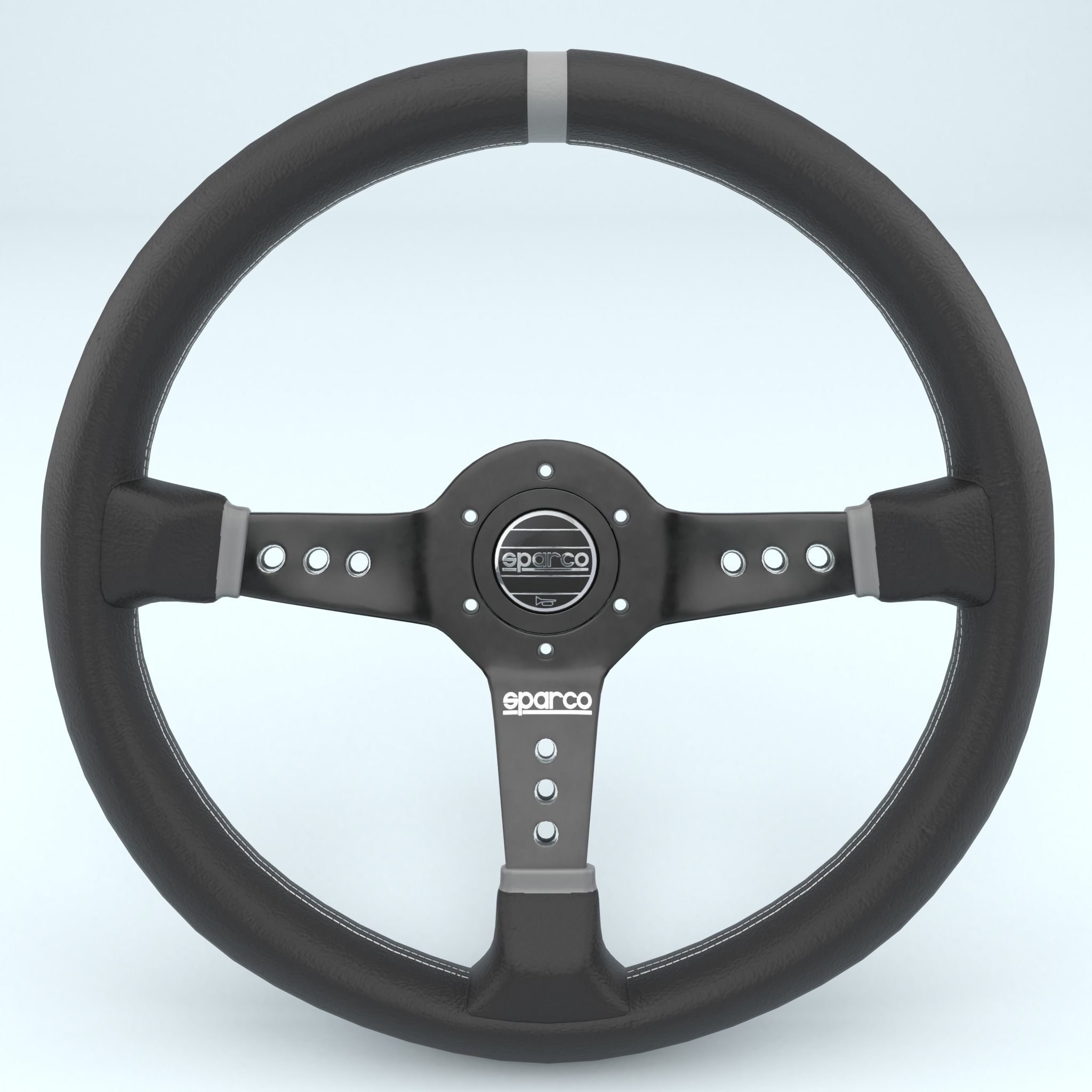 Steering Wheel Sparco L777 3D model_1