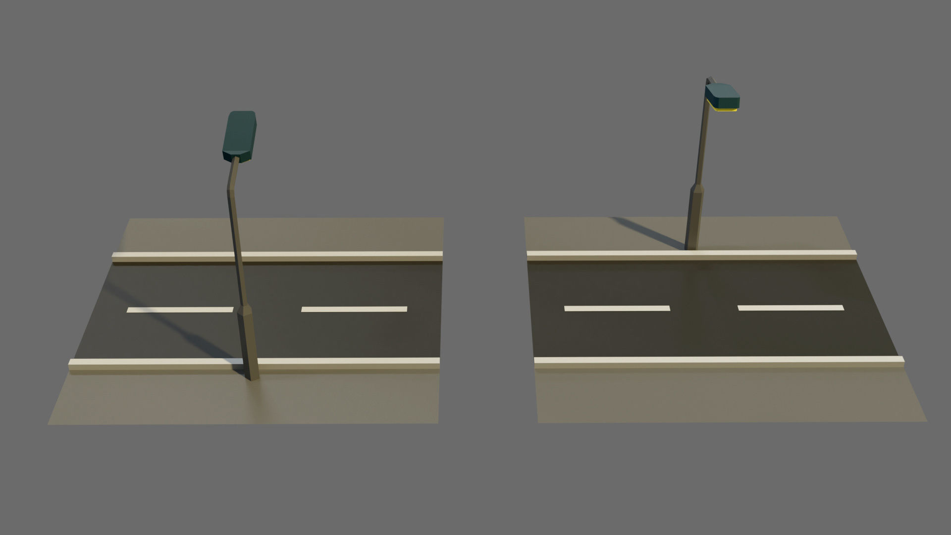 Cartoon airport Low-poly 3D model_47