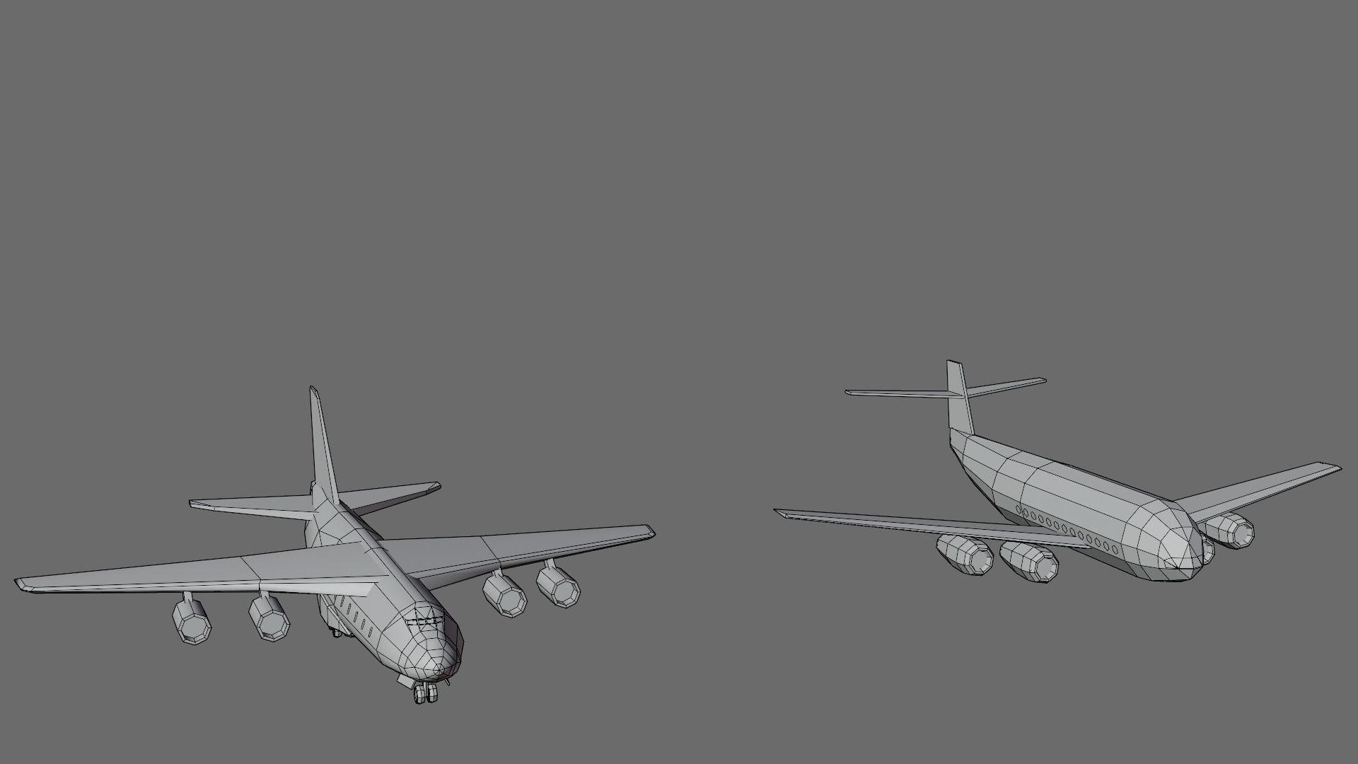 Cartoon airport Low-poly 3D model_30