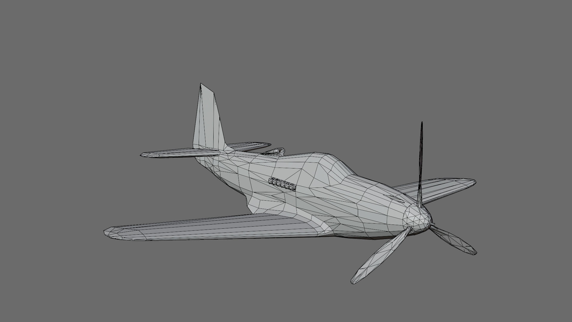 Cartoon airport Low-poly 3D model_32