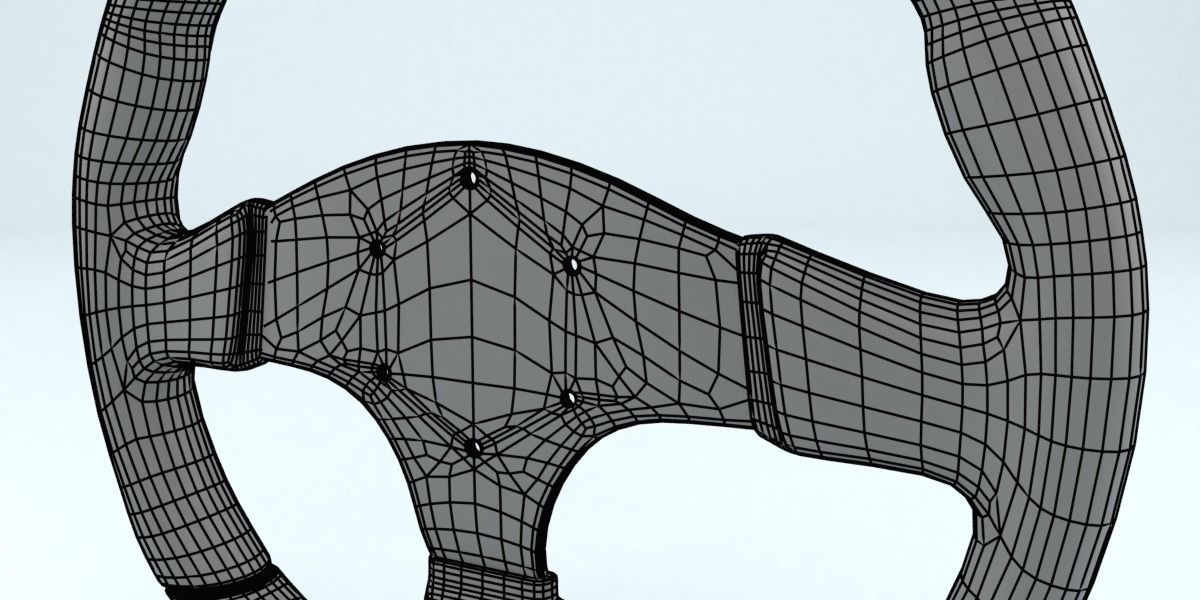 Steering Wheel Sparco L999 3D model_7