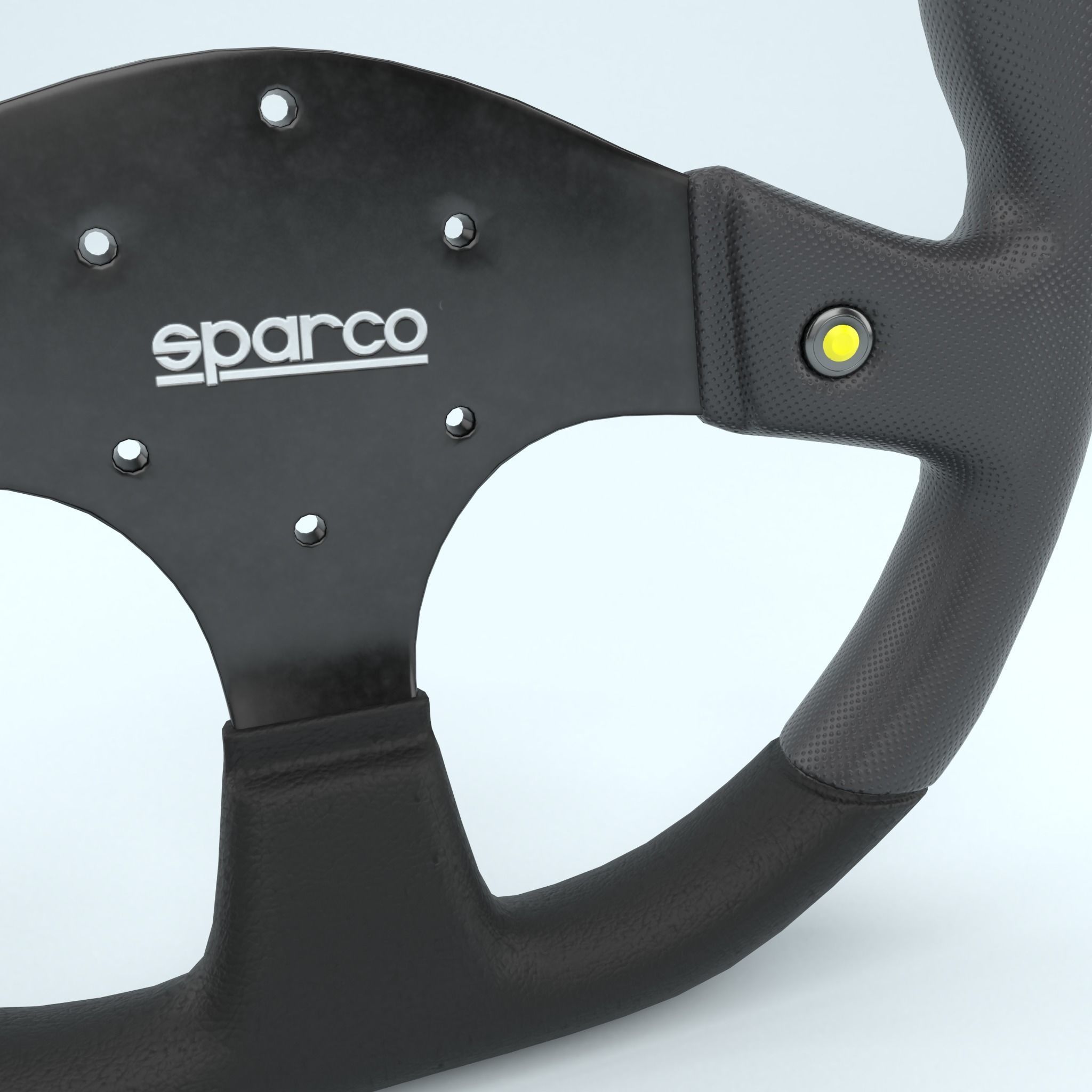 Steering Wheel Sparco L999 3D model_3