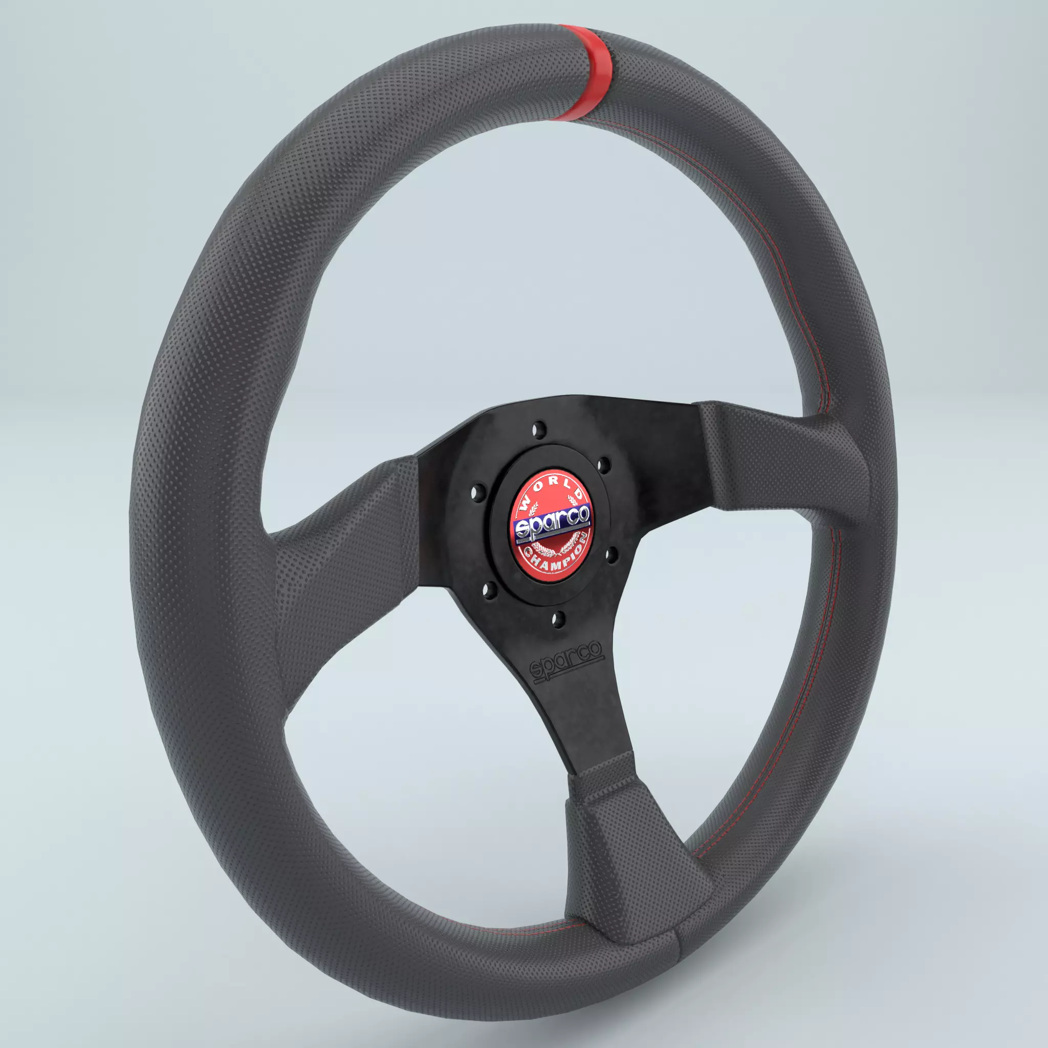 Steering Wheel Sparco R383 Champion  3D model_0