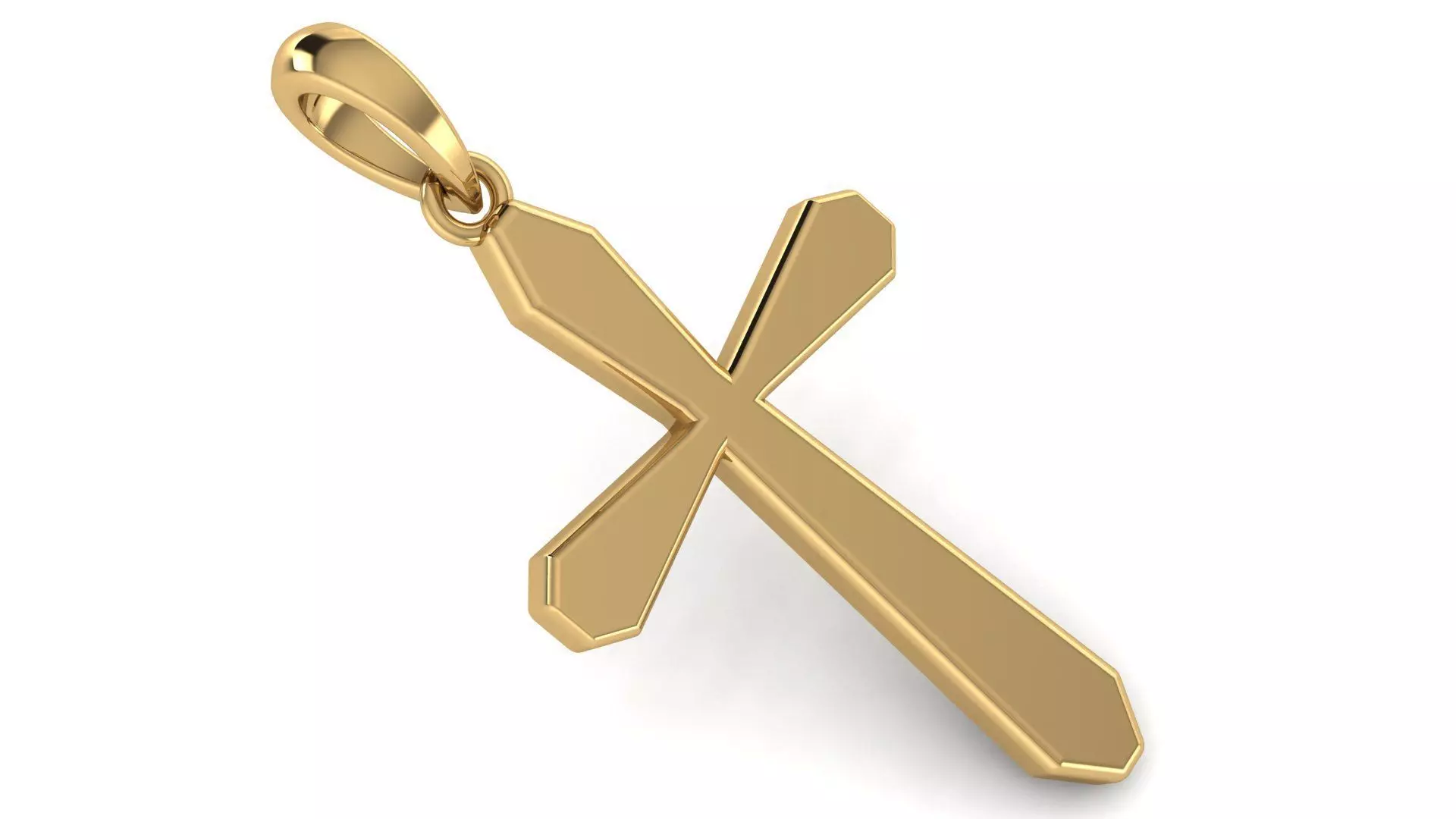 CROSS PENDANT CR93 3D print model_0