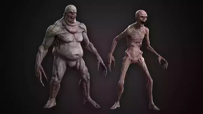 Ghouls Bundle 3D Model Collection