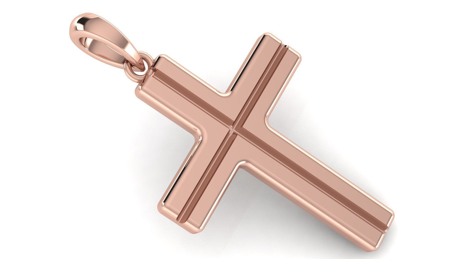 CROSS PENDANT CR95 3D print model_2