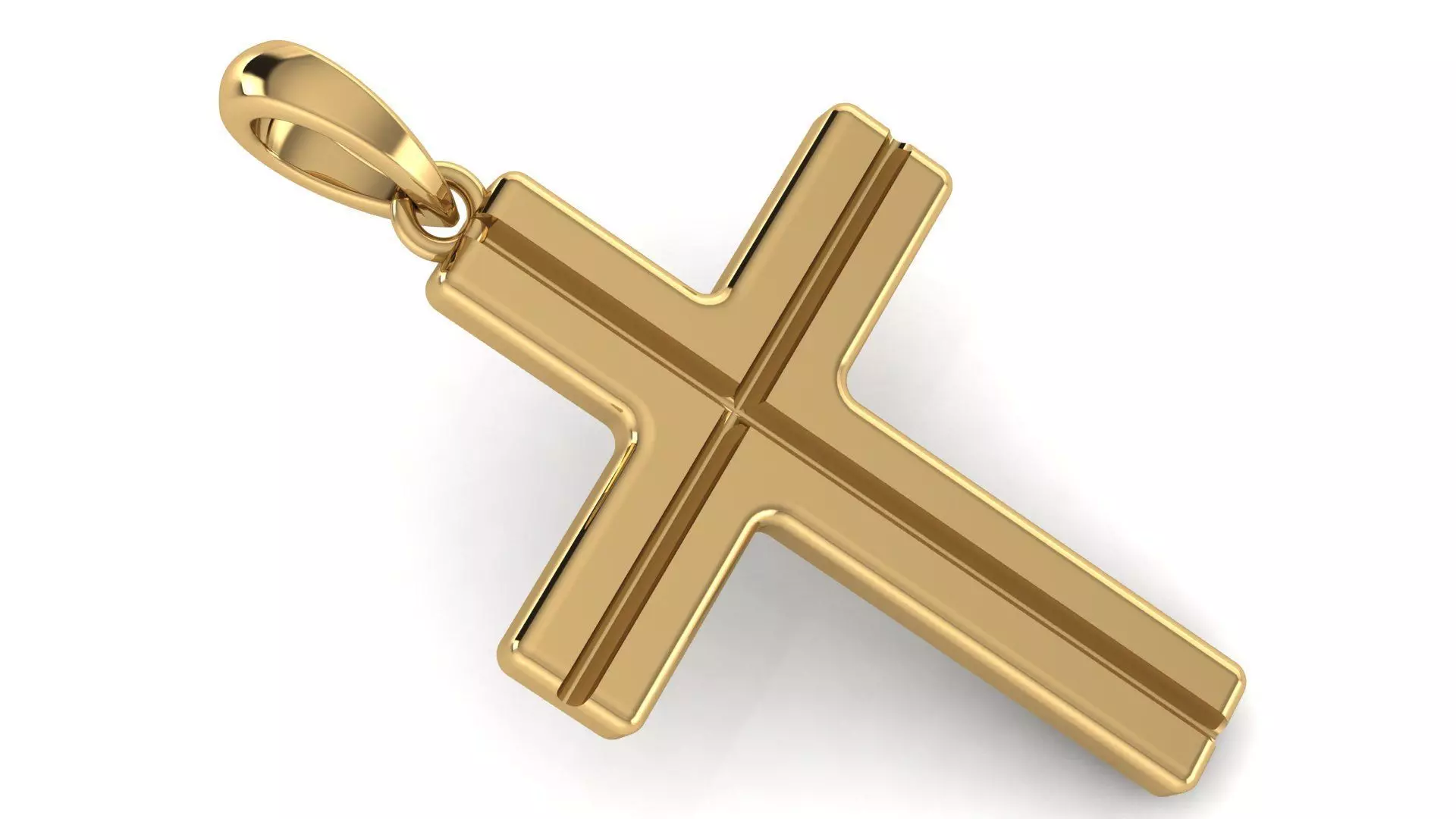 CROSS PENDANT CR95 3D print model_0
