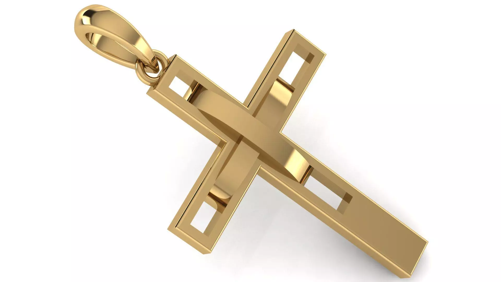 CROSS PENDANT CR96 3D print model_0
