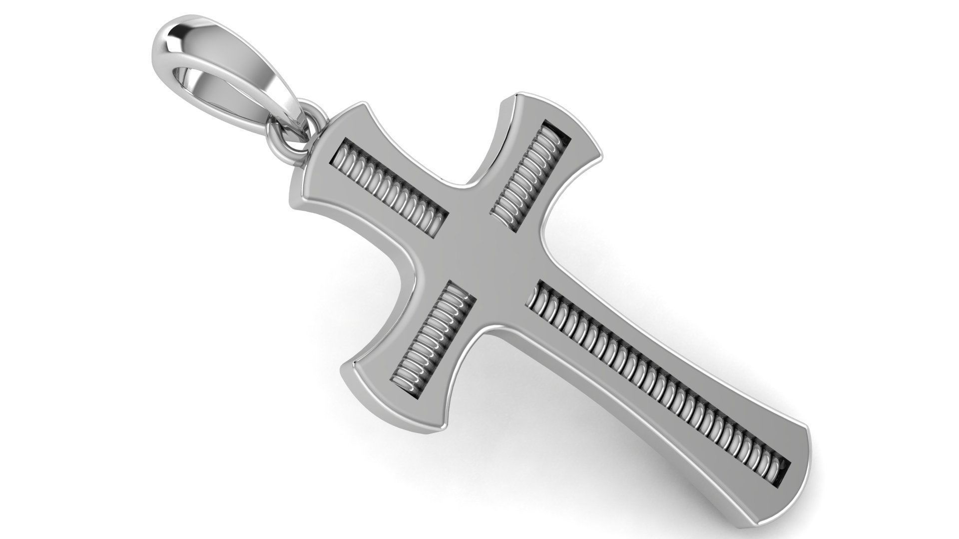 CROSS PENDANT CR97 3D print model_1