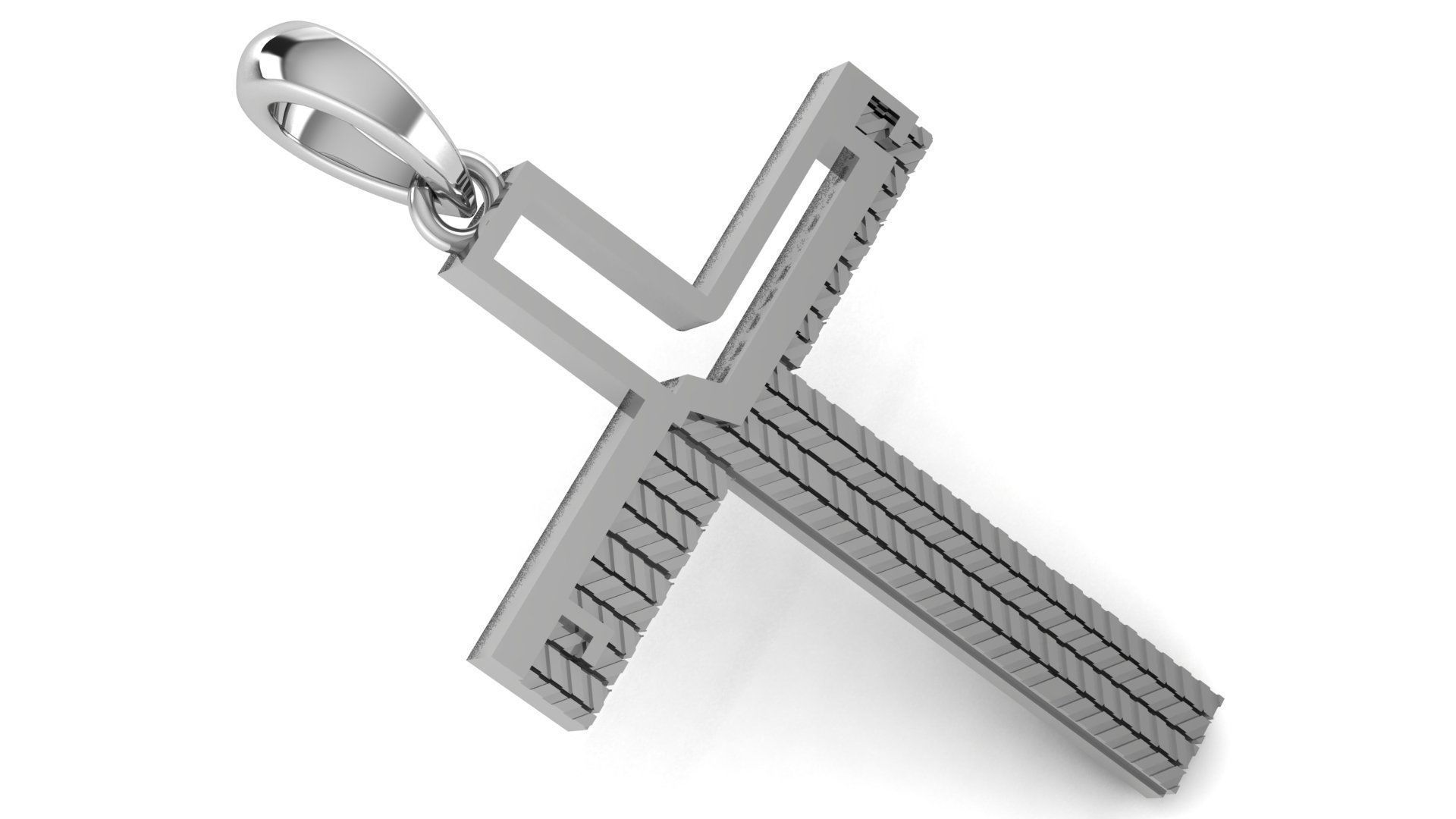 CROSS PENDANT CR99 3D print model_1