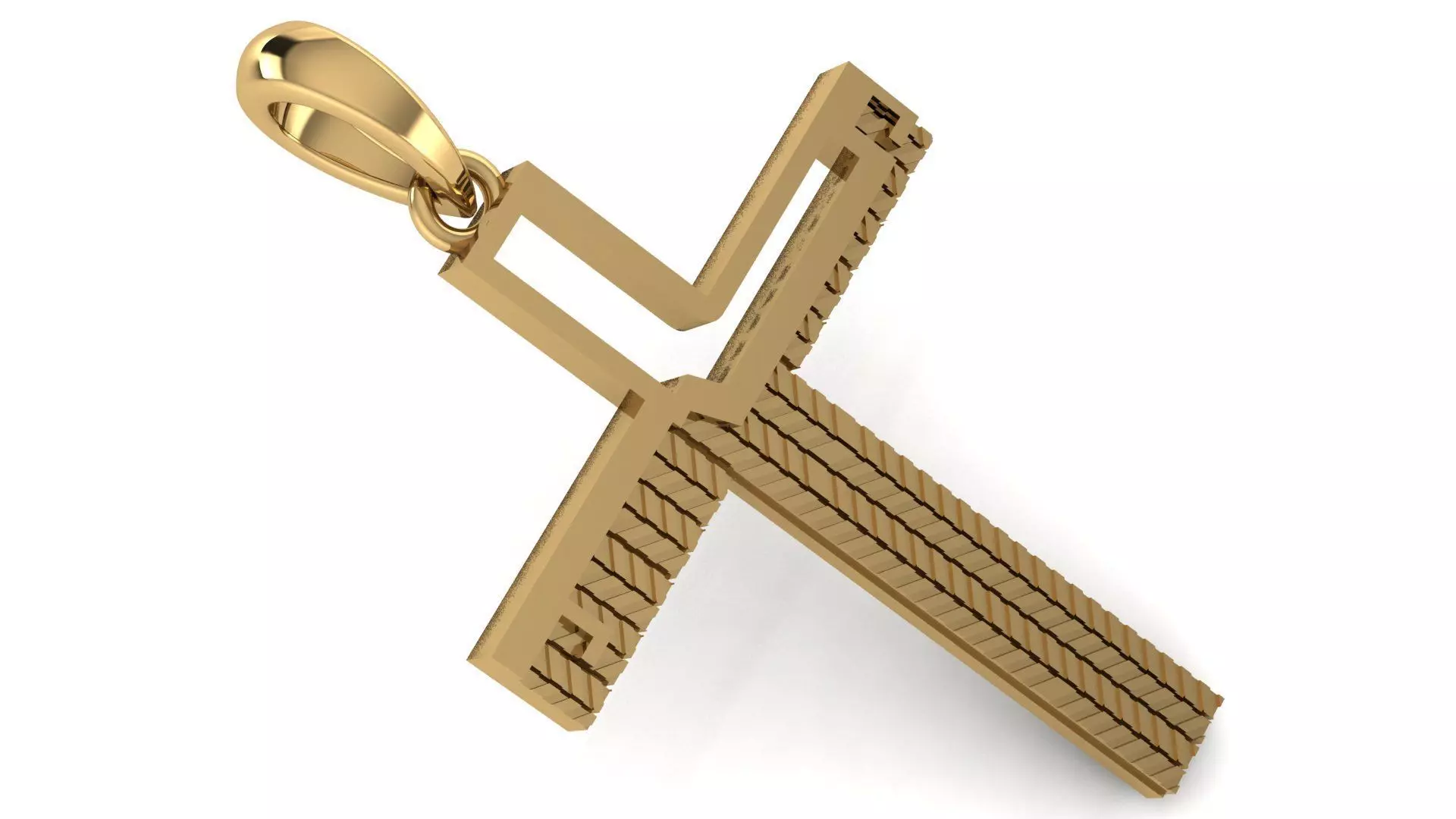 CROSS PENDANT CR99 3D print model_0