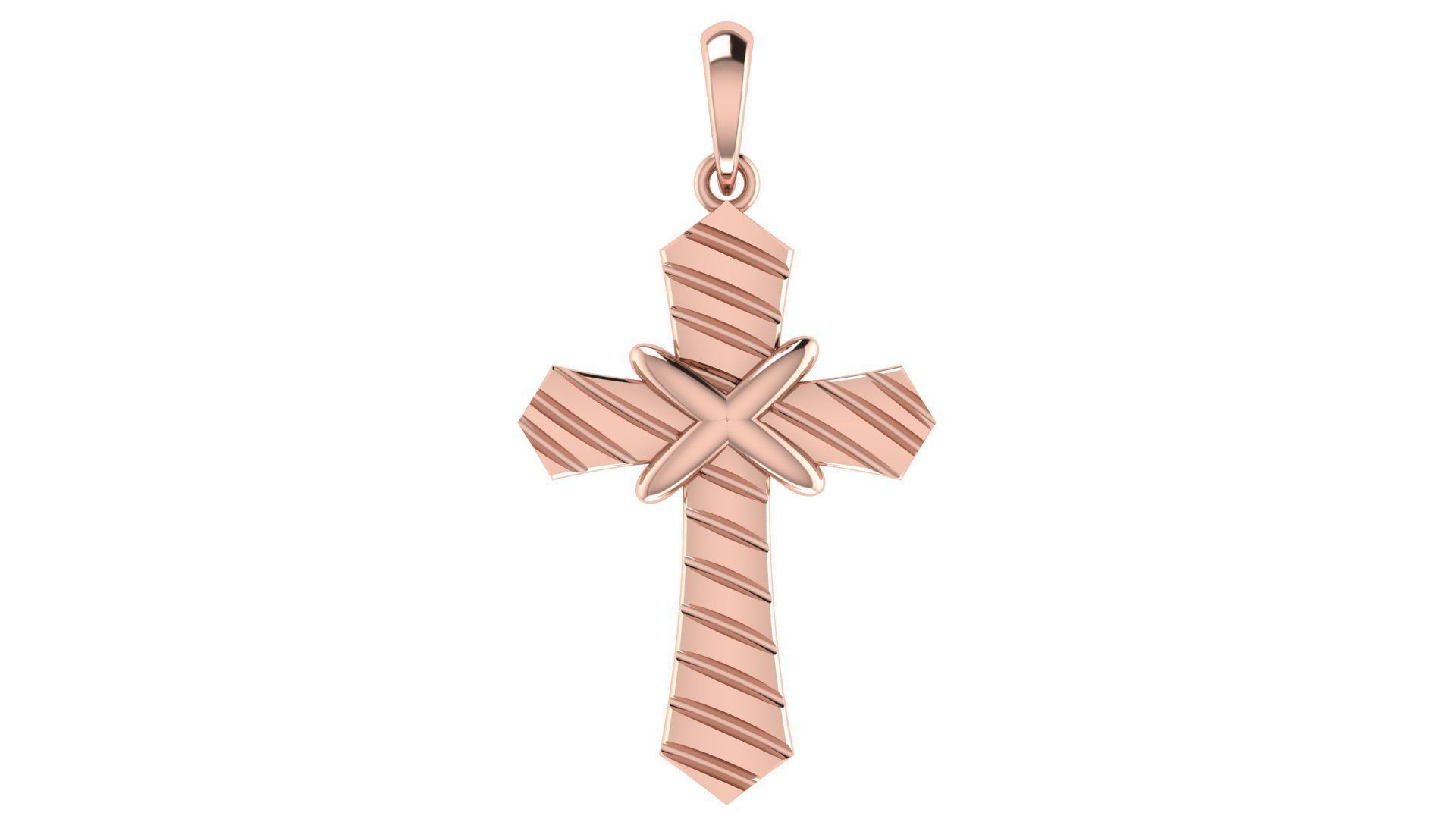 CROSS PENDANT CR100 3D print model_3