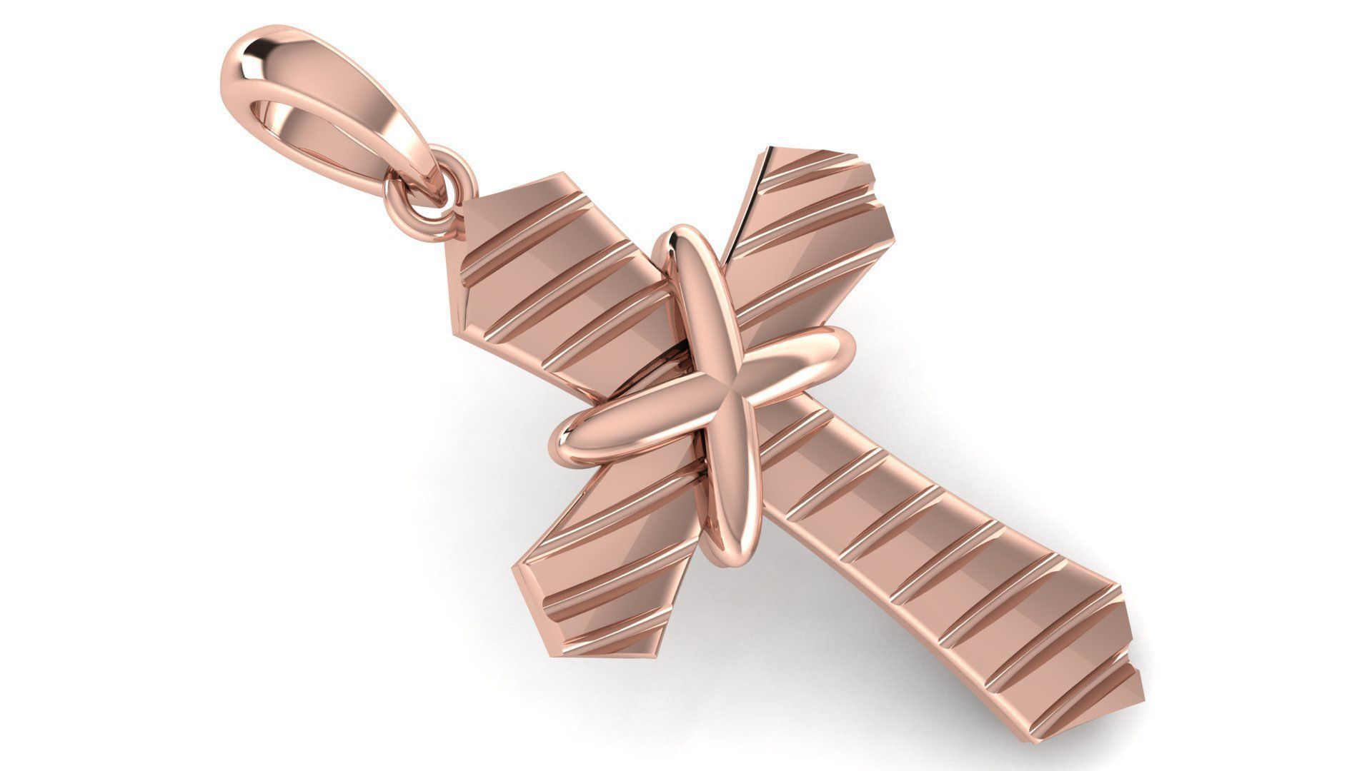 CROSS PENDANT CR100 3D print model_2