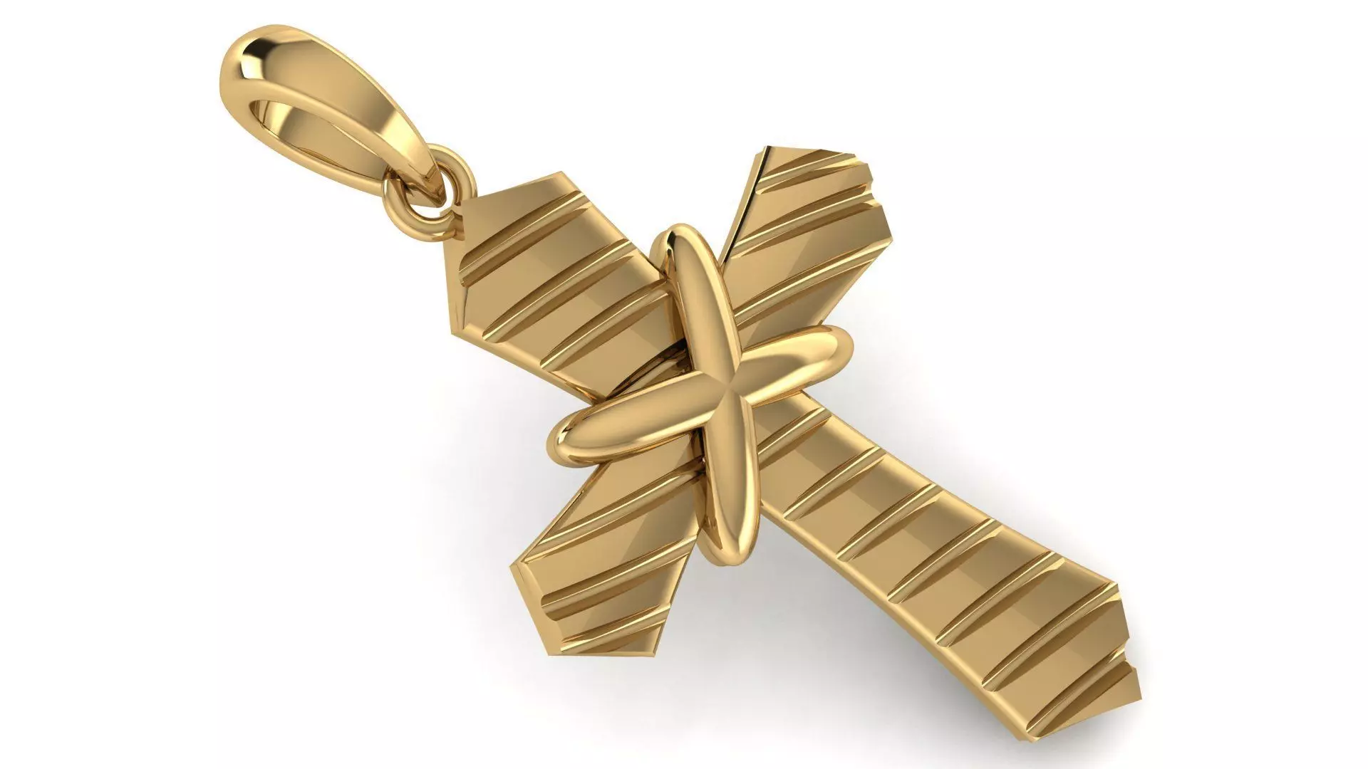 CROSS PENDANT CR100 3D print model_0