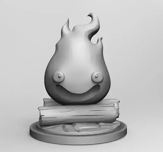 Calcifer - Howls Moving Castle - Supported and Ready to Print