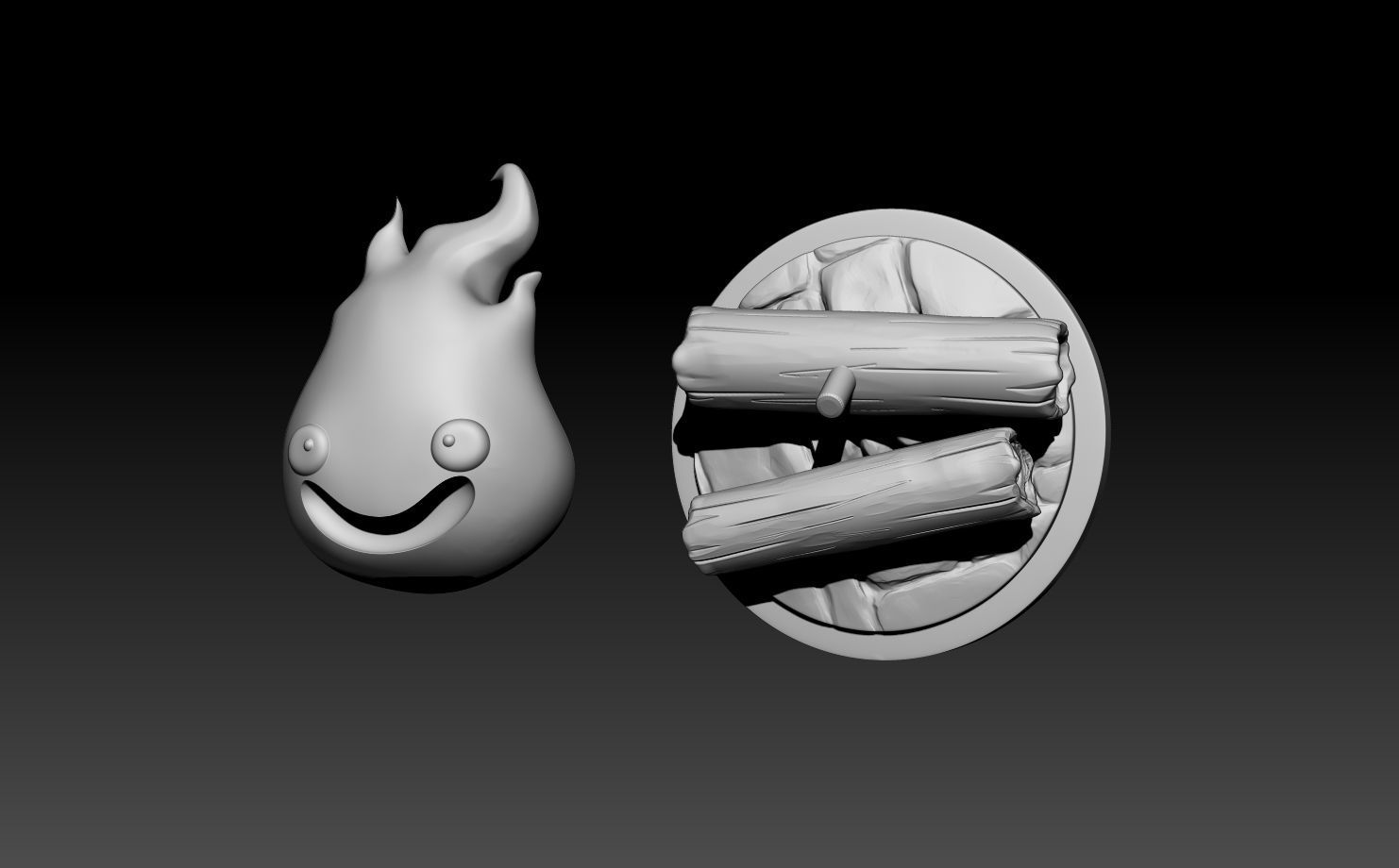 Calcifer - Howls Moving Castle - Supported and Ready to Print 3D model_4
