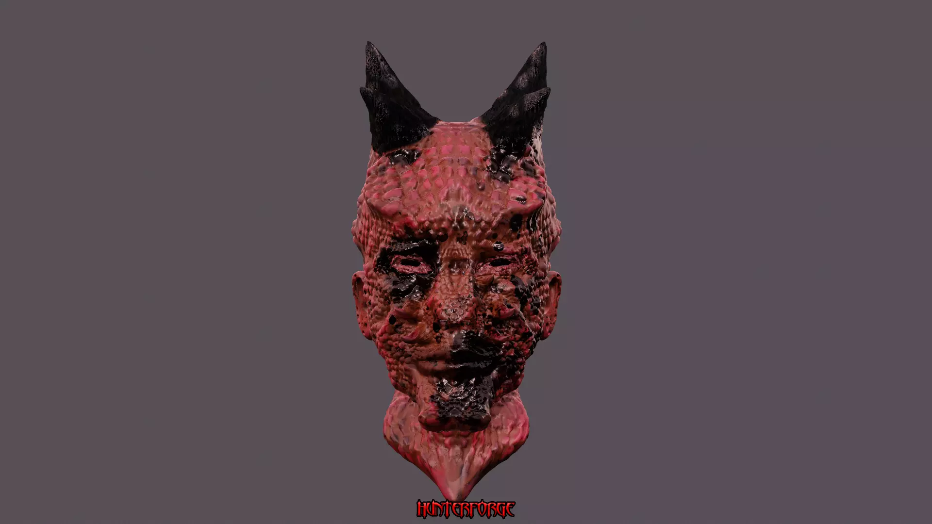 Demon Head Free 3D model