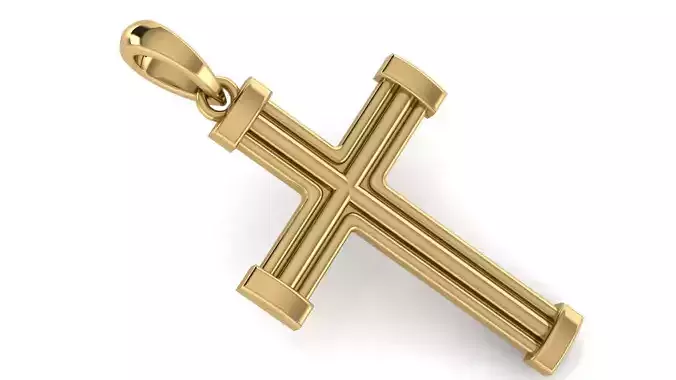 CROSS PENDANT CR103 3D print model
