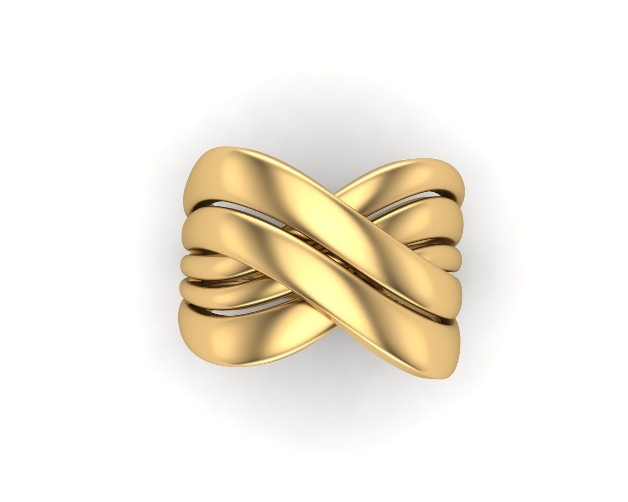 Crossover ring 3D print model_2