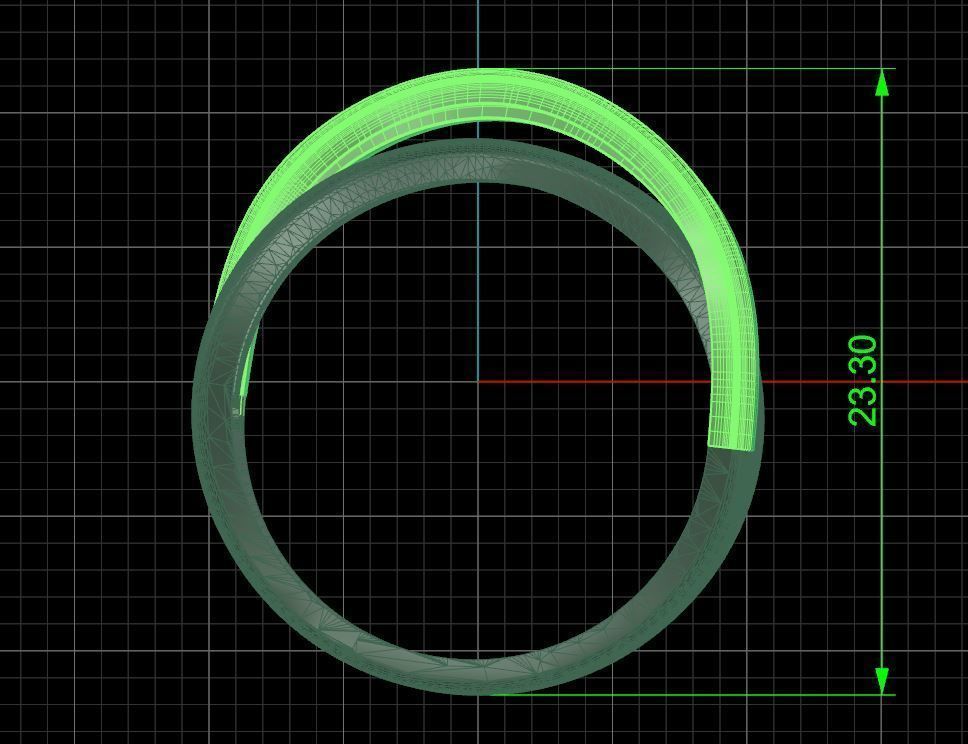 Crossover ring 3D print model_6