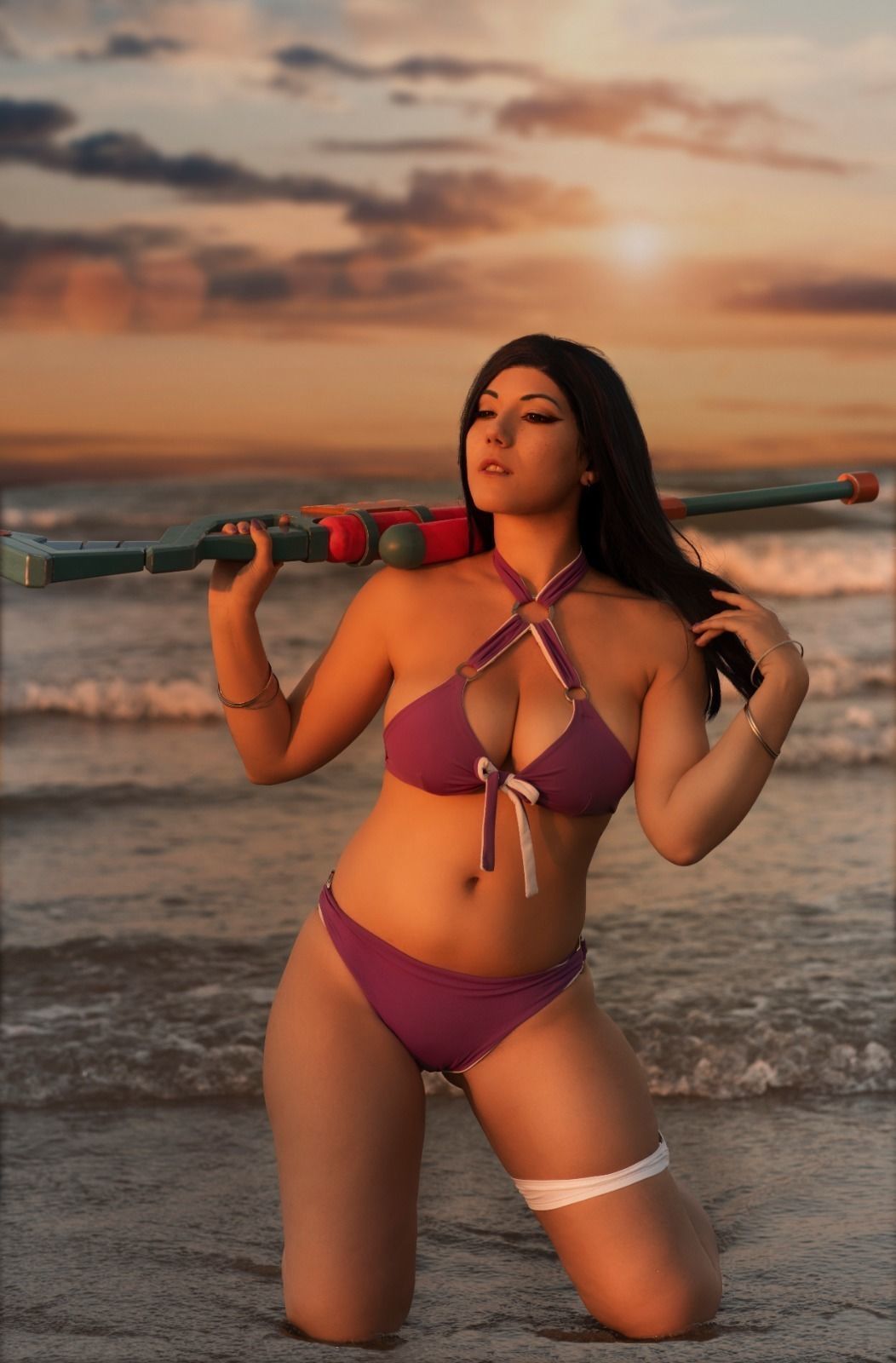 Caitlyn Pool Party Skin Shotgun for Cosplay 3D print model_4