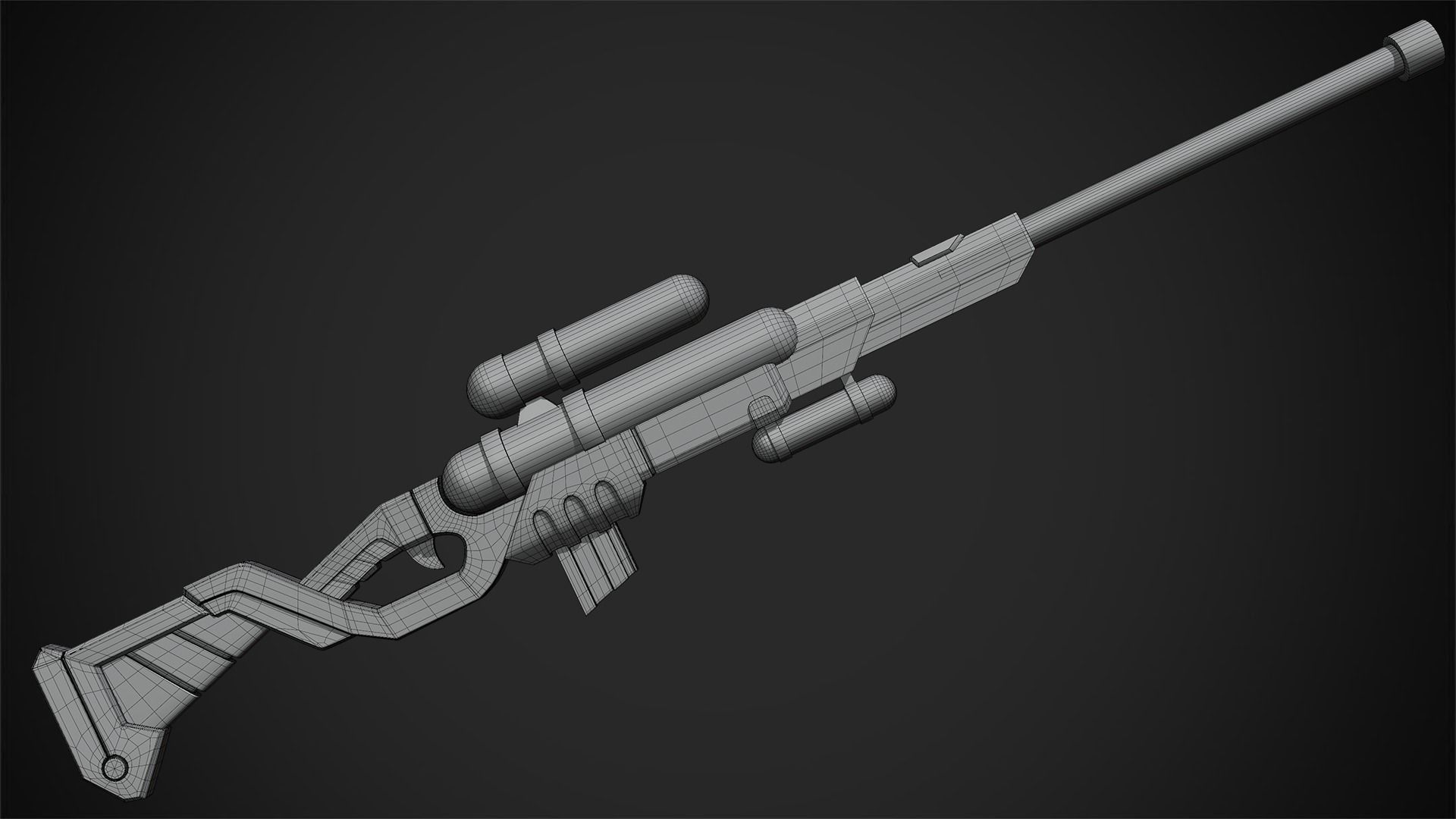 Caitlyn Pool Party Skin Shotgun for Cosplay 3D print model_15