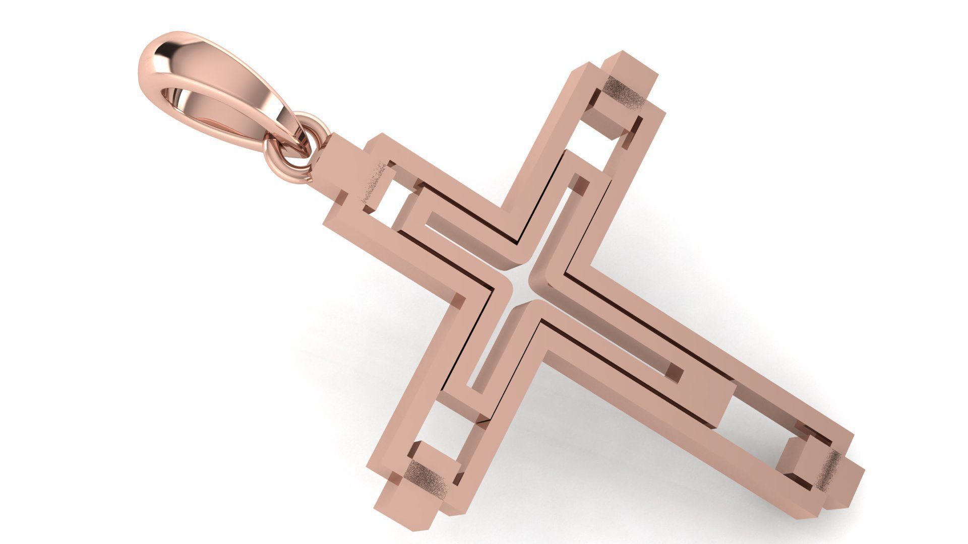 CROSS PENDANT CR112 3D print model_2