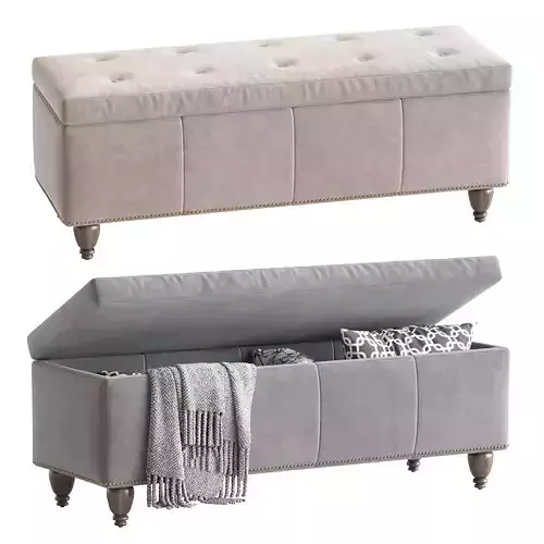 Copper Grove Bunlap Upholstered Storage Bench