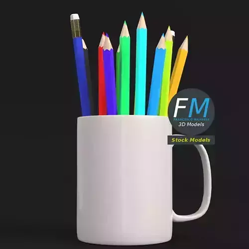 Pencils mug 1