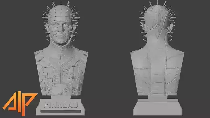 PINHEAD ULTRA-DETAILED PRE-SUPPORTED BUST 3D MODEL Free 3D print model